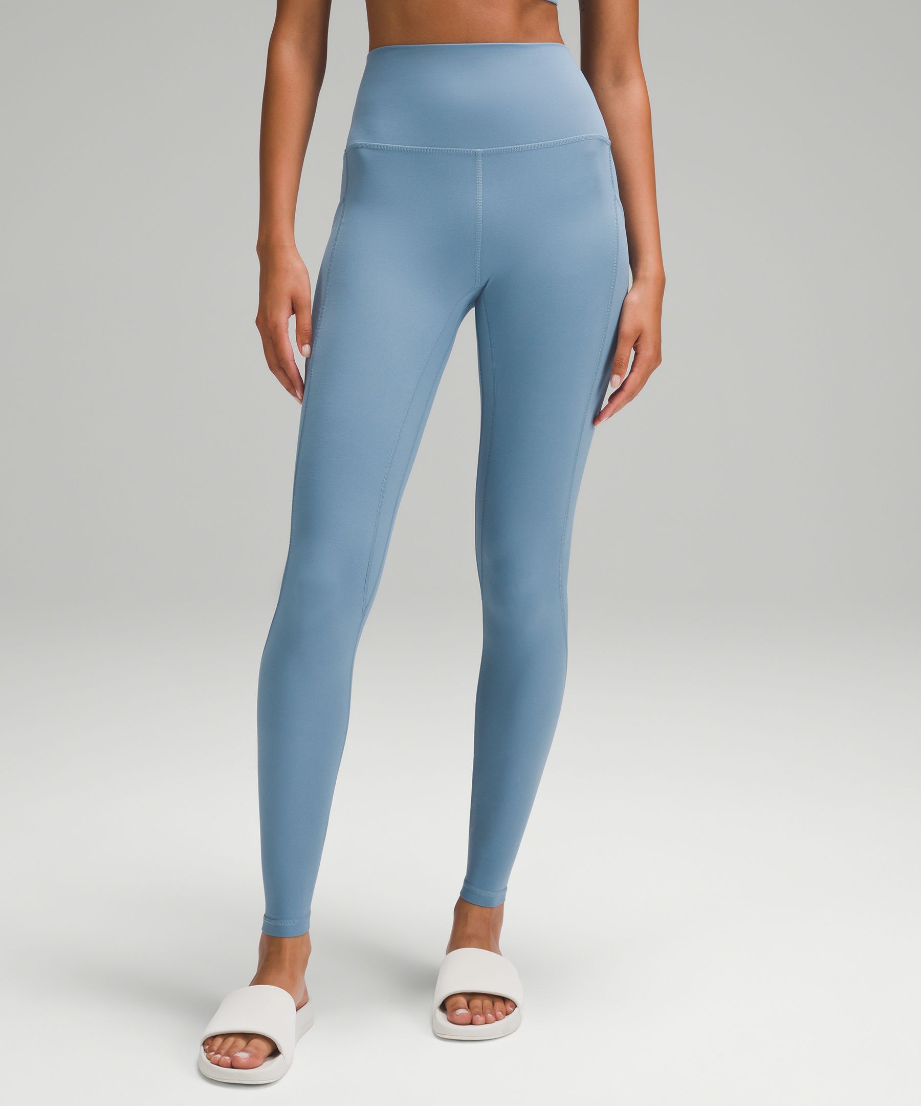 Lululemon Size 12 Instill HR Tight 25 Poolside Blue PLSI