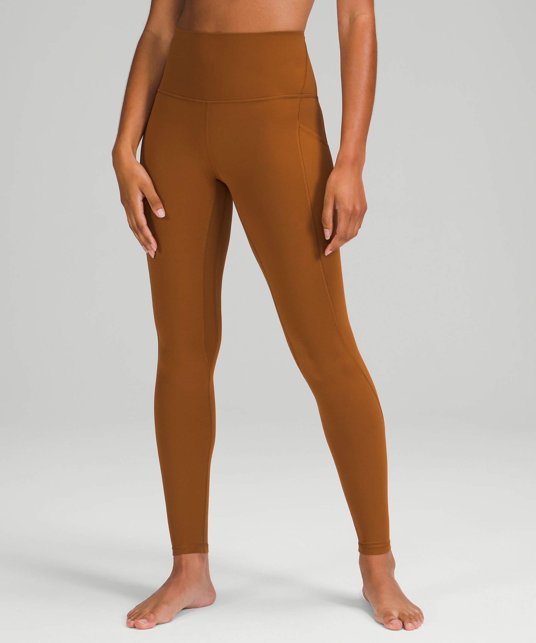 Lululemon Align™ High-rise Pants With Pockets 28 In Copper Brown
