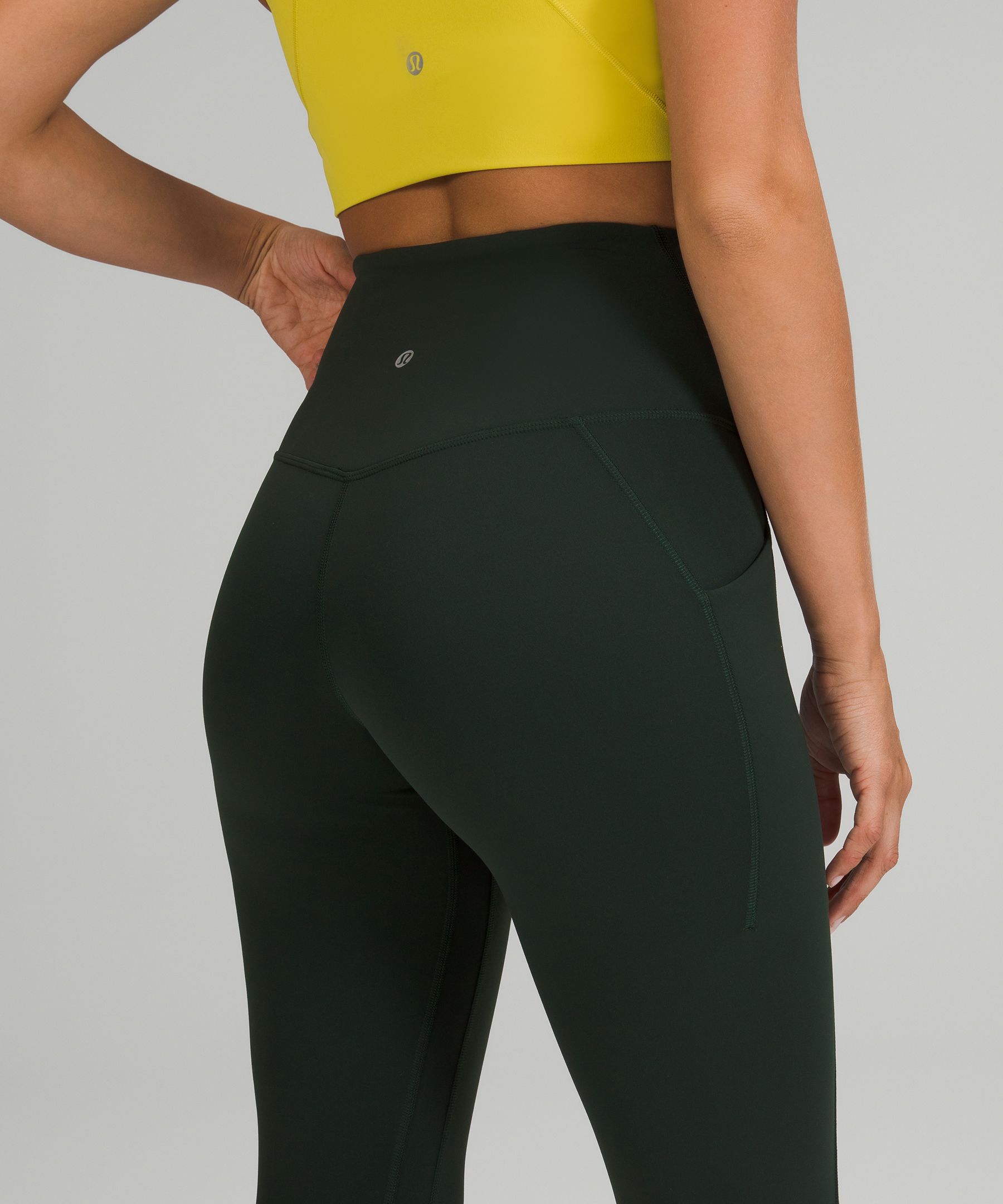 Lululemon Align™ High-rise Leggings With Pockets 28" In Rainforest Green