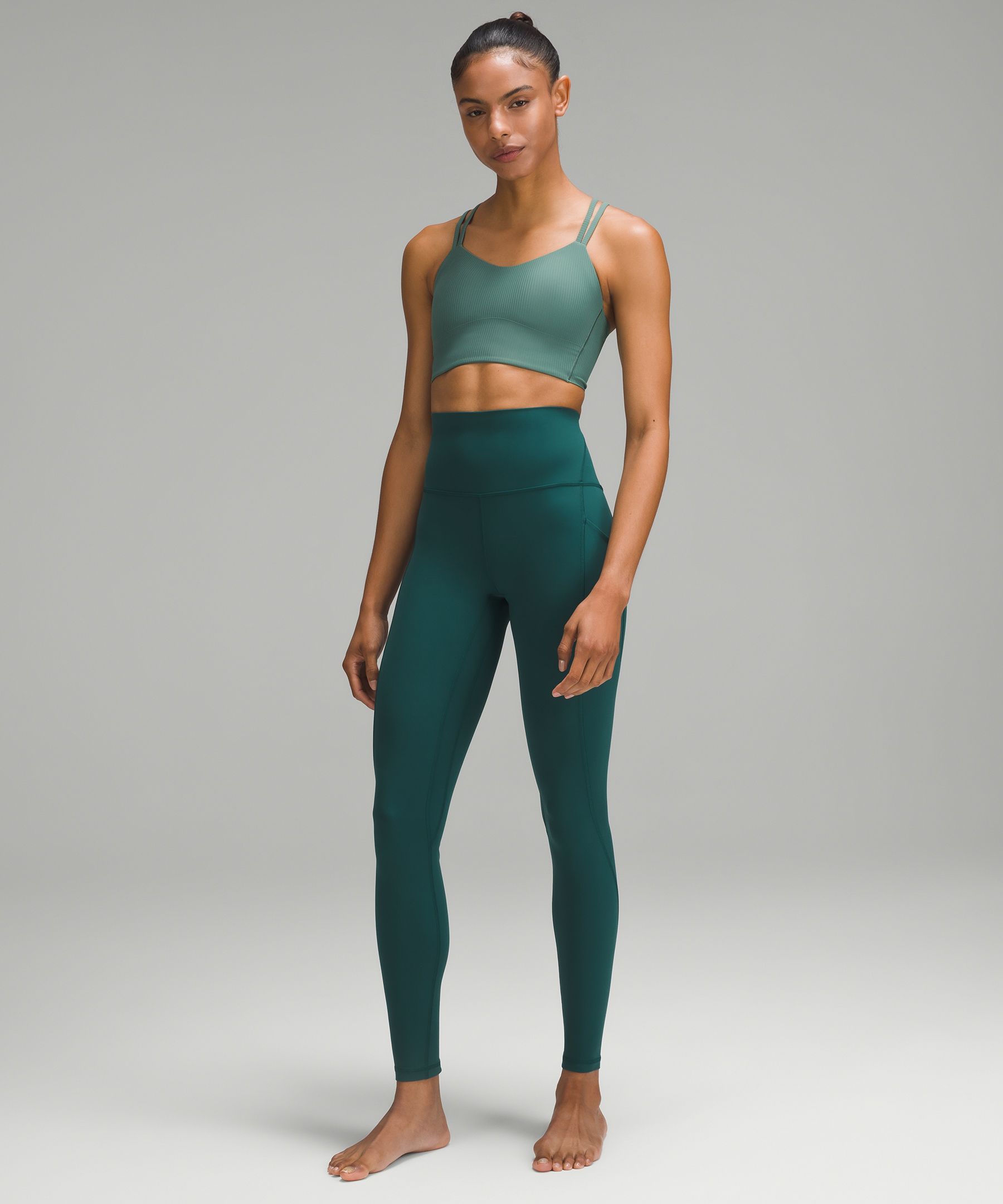 Lululemon Align™ High-Rise Pant with Pockets 28 Website - Rainforest Green  Womens Leggings