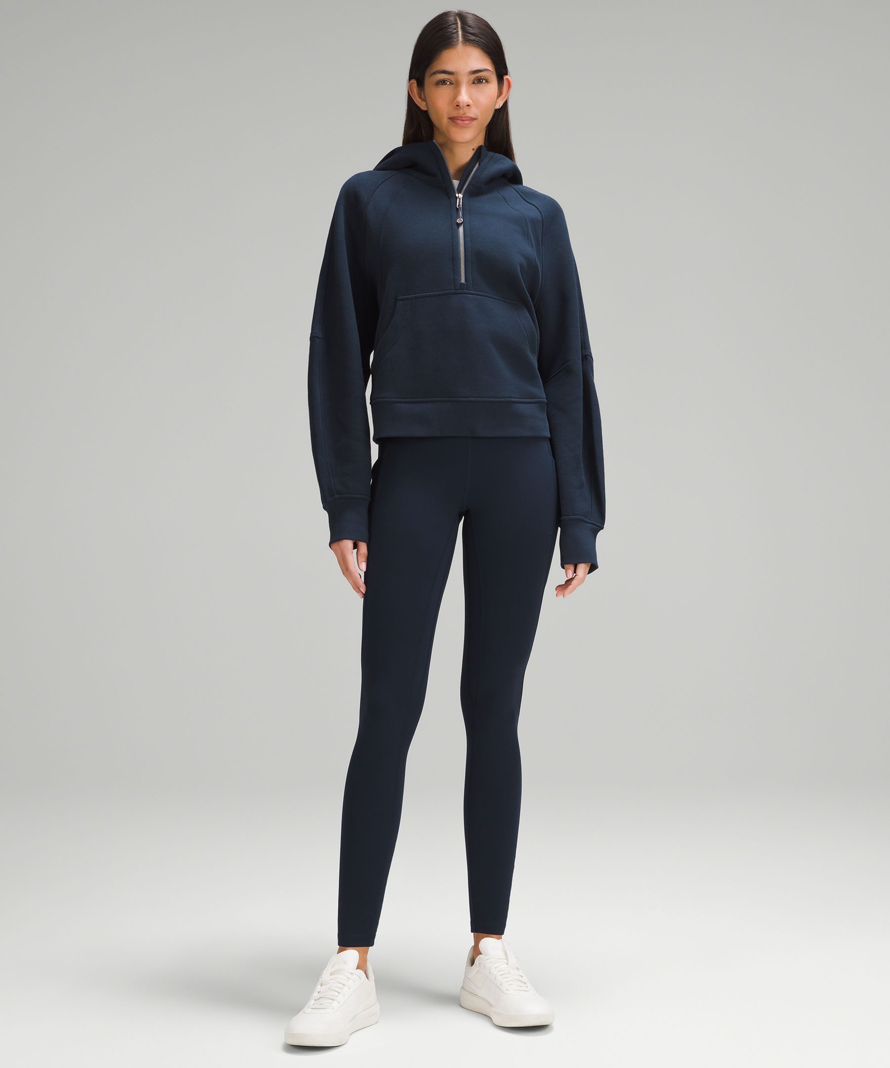 Lululemon Black & Gray Yoga Pants Full Length Leggings Size 4 - $21 (77%  Off Retail) - From Allison