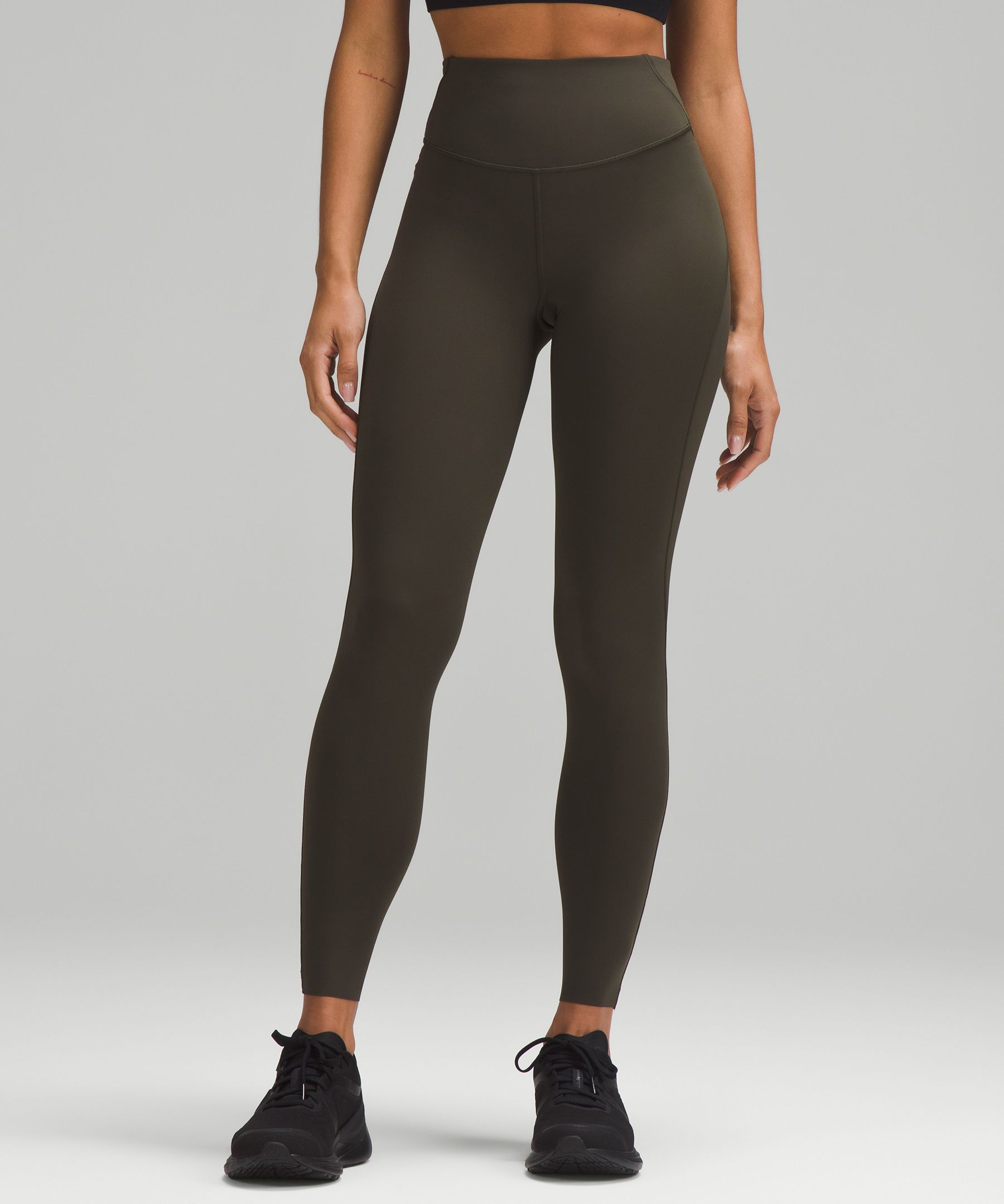 Lululemon Fast & Free Full Length Tight *Nulux 28 - Black - lulu