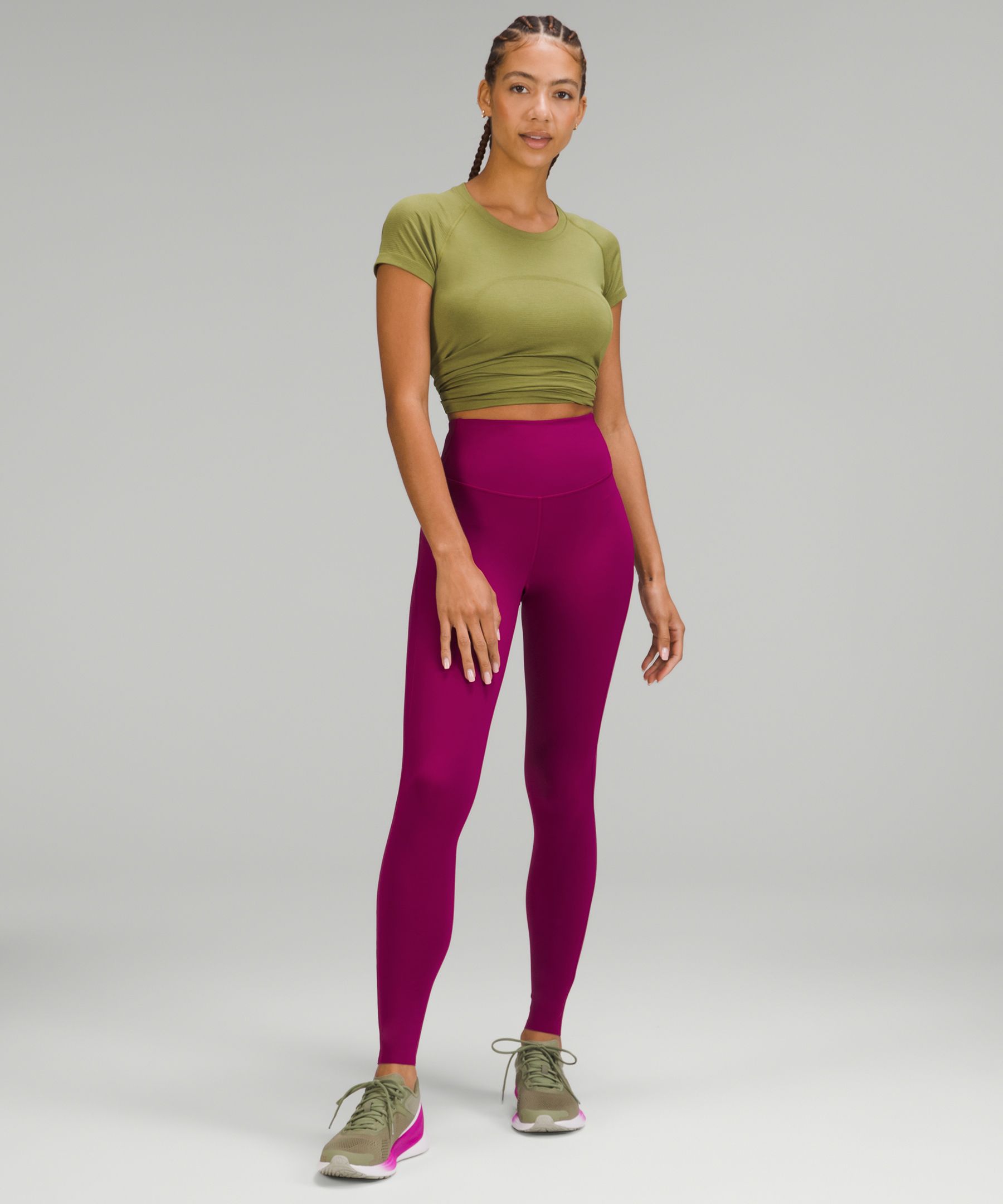 Base Pace High-Rise Ribbed Tight 25
