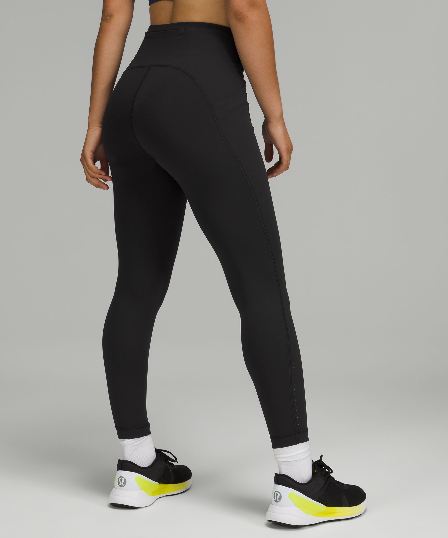 Lululemon Fast Free High-Rise Tight 25” Pockets Black Size 4 - $31