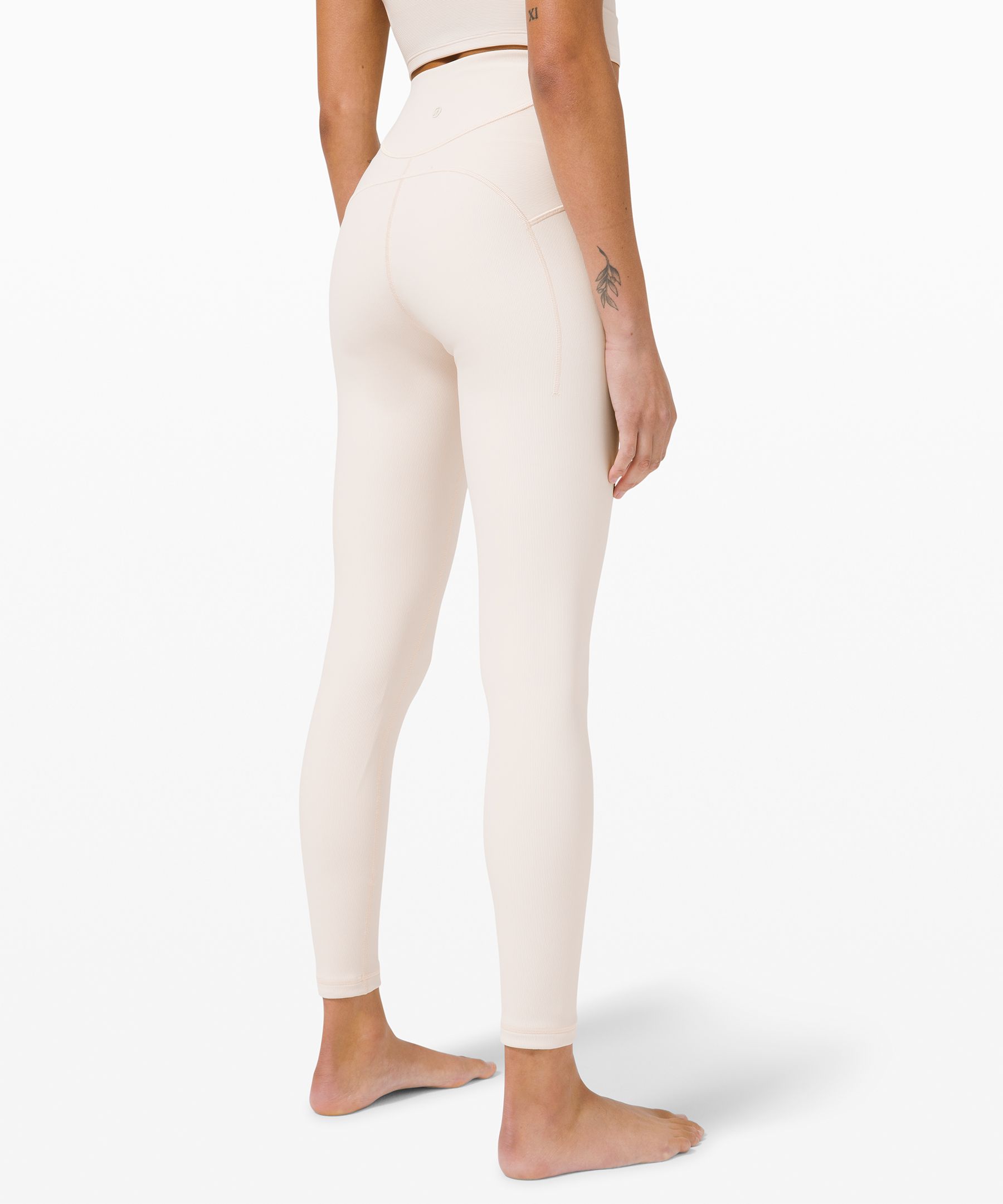 Lululemon Ribbed Contoured High-Rise Tight 28 *Online Only