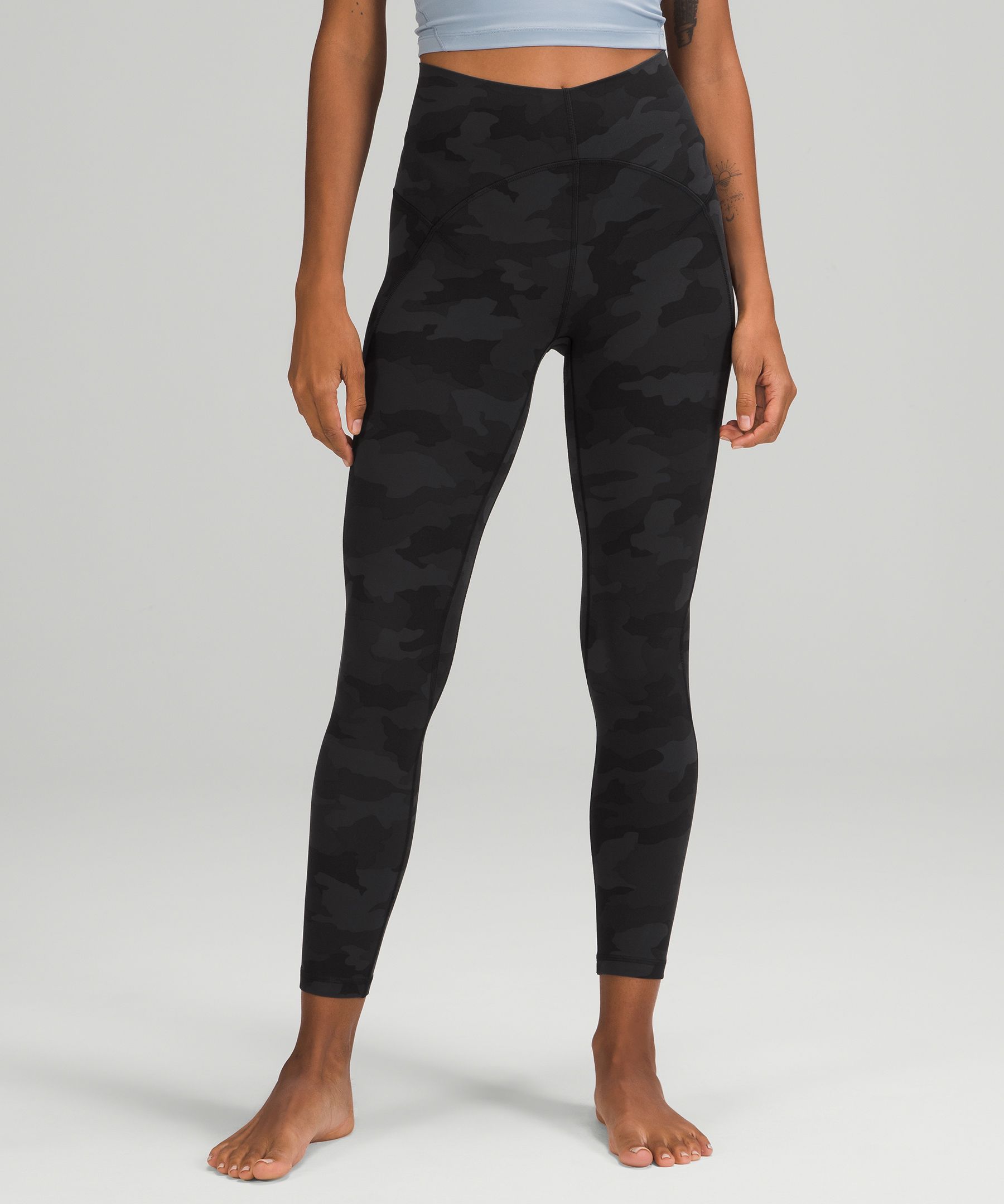 black camo lulu leggings