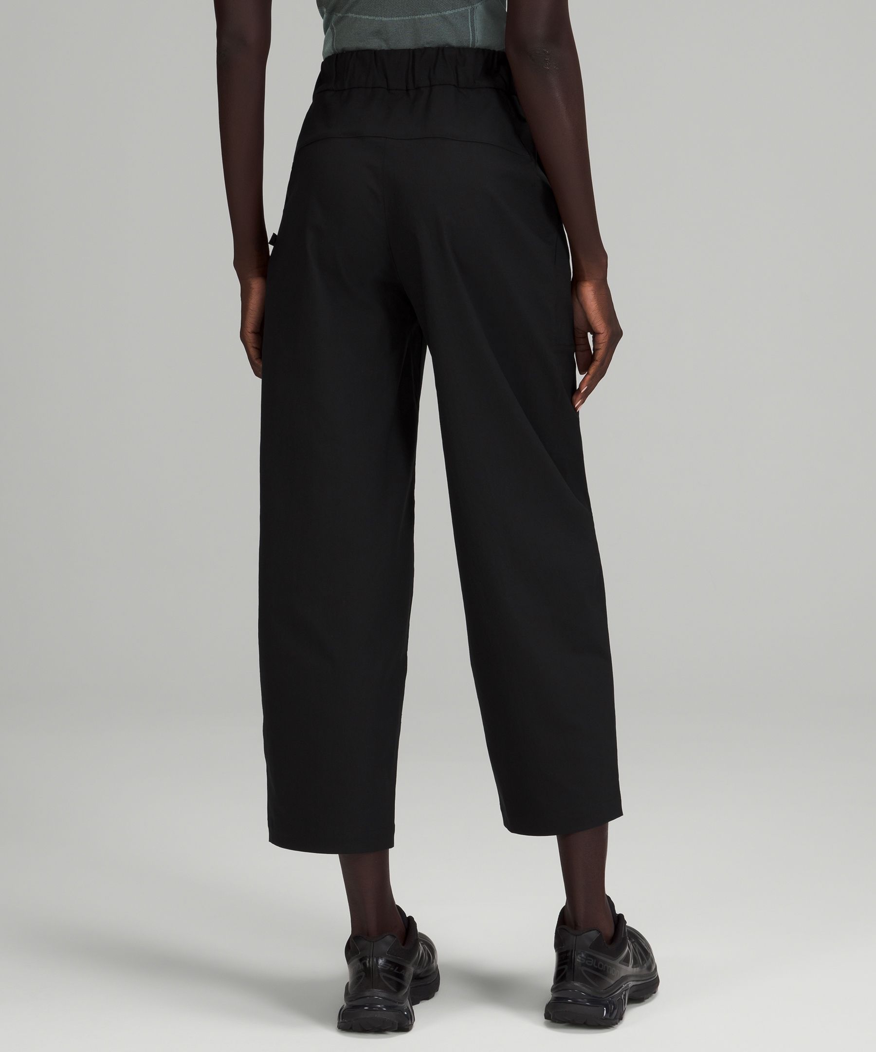 barrel pant / black