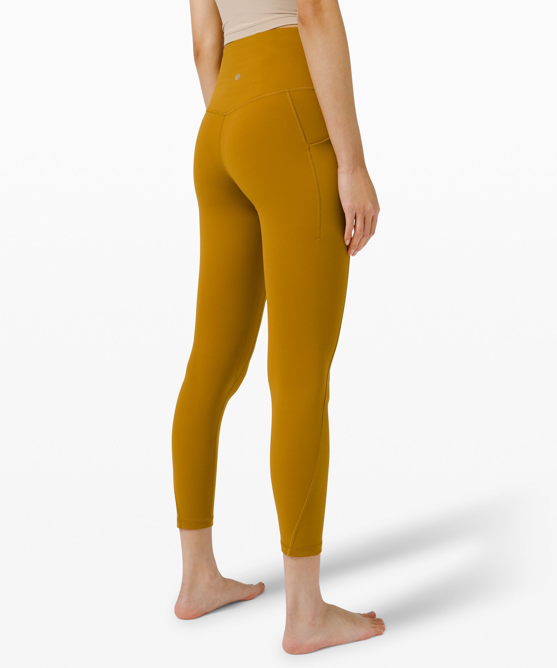 lululemon yellow leggings