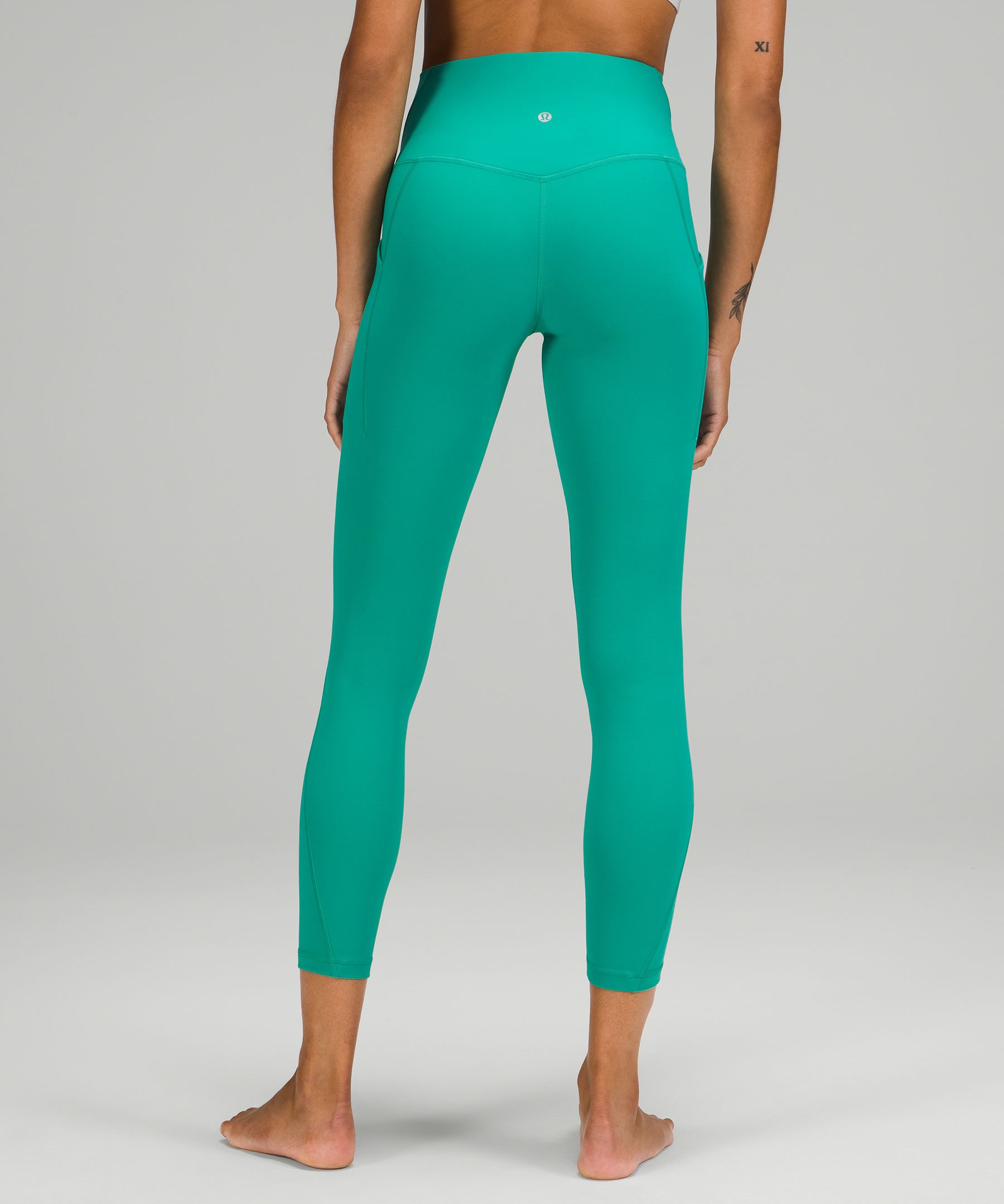 lululemon athletica Align High-rise Pants With Pockets - 25 - Color Green  - Size 0