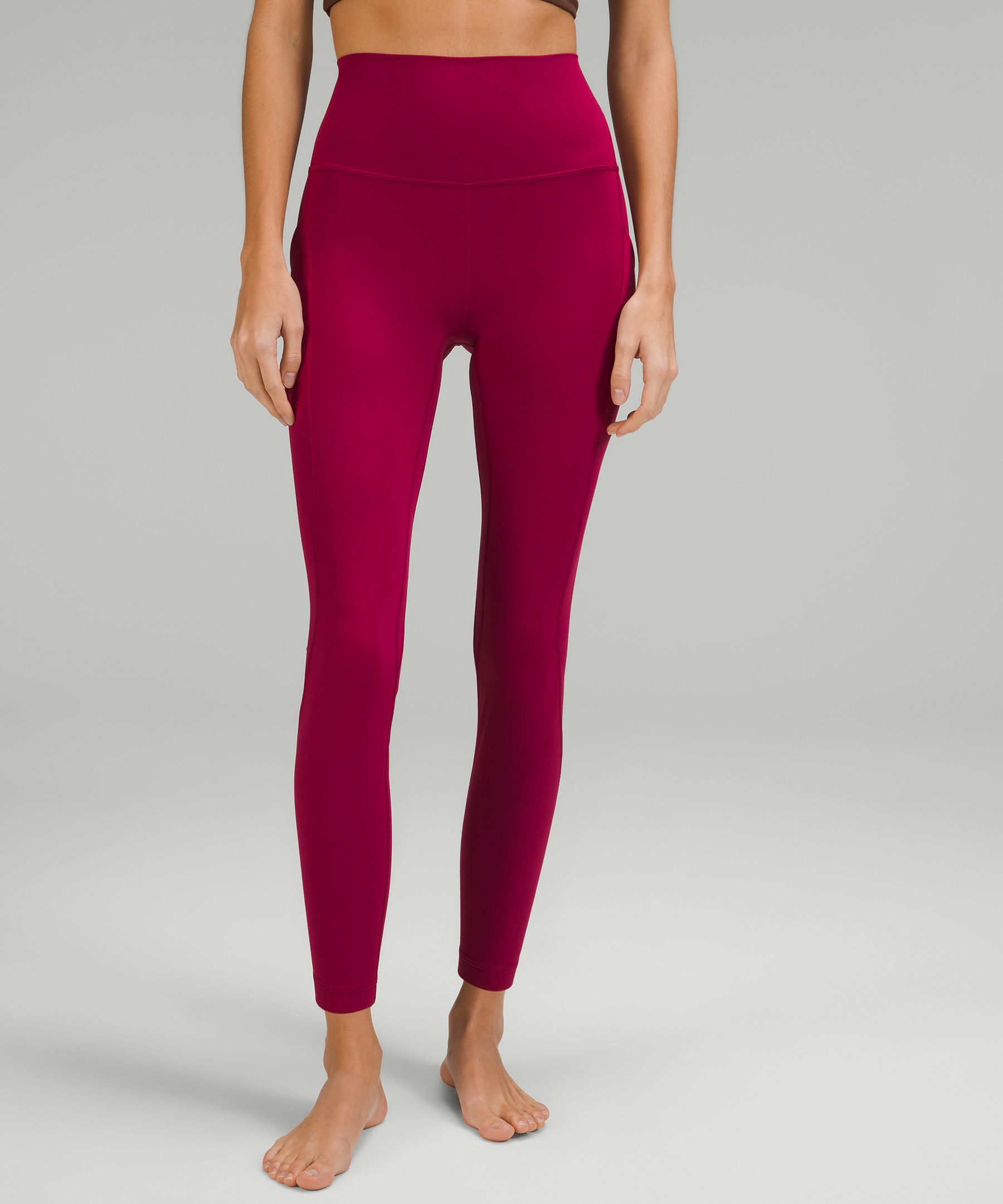 Women's Burgundy Leggings