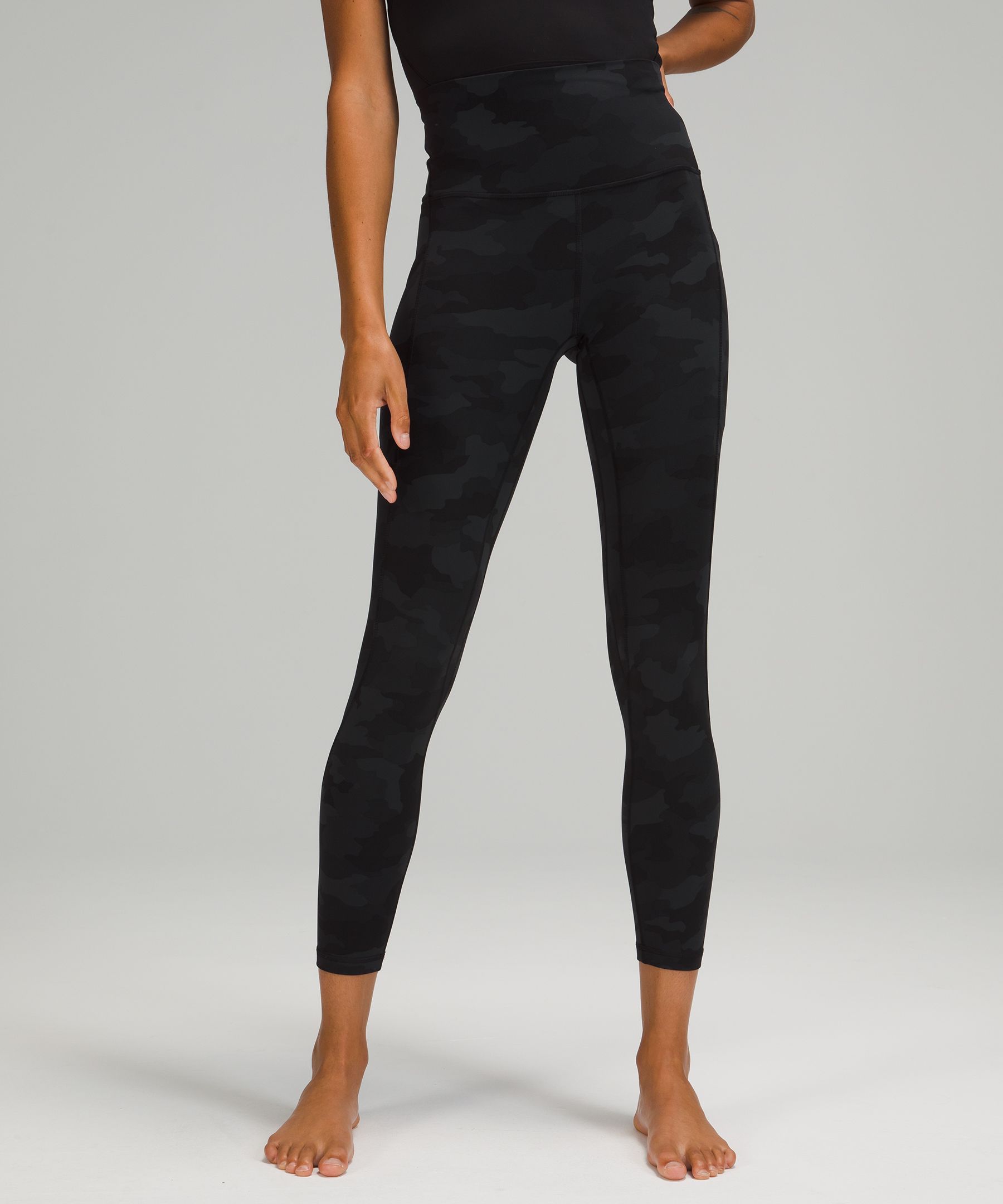 lululemon athletica, Pants & Jumpsuits, Lululemon Black Leggings Womens  Side Pockets Size 6 Style P646