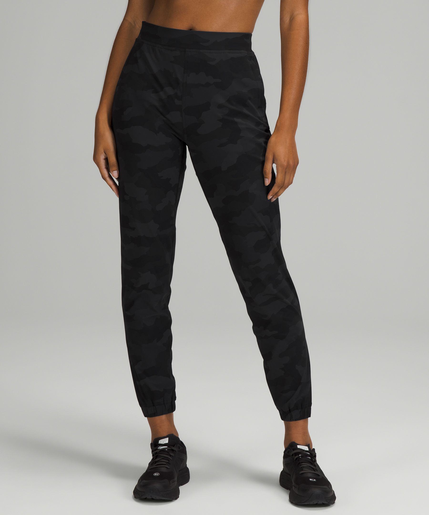 Black Adapted-state water-repellent track pants