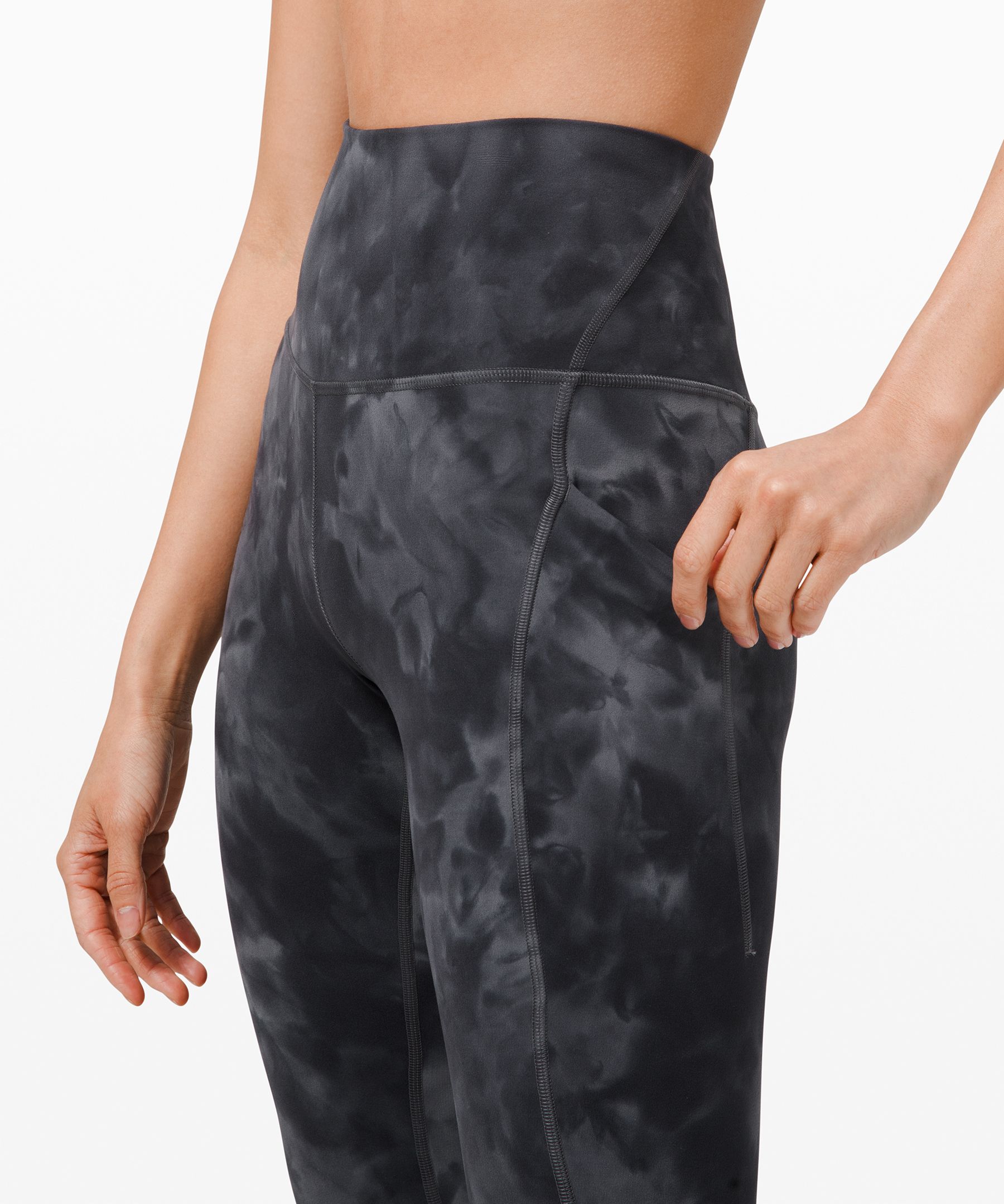 LULULEMON Align Hi-Rise Pant 28 Diamond Dye Pitch India