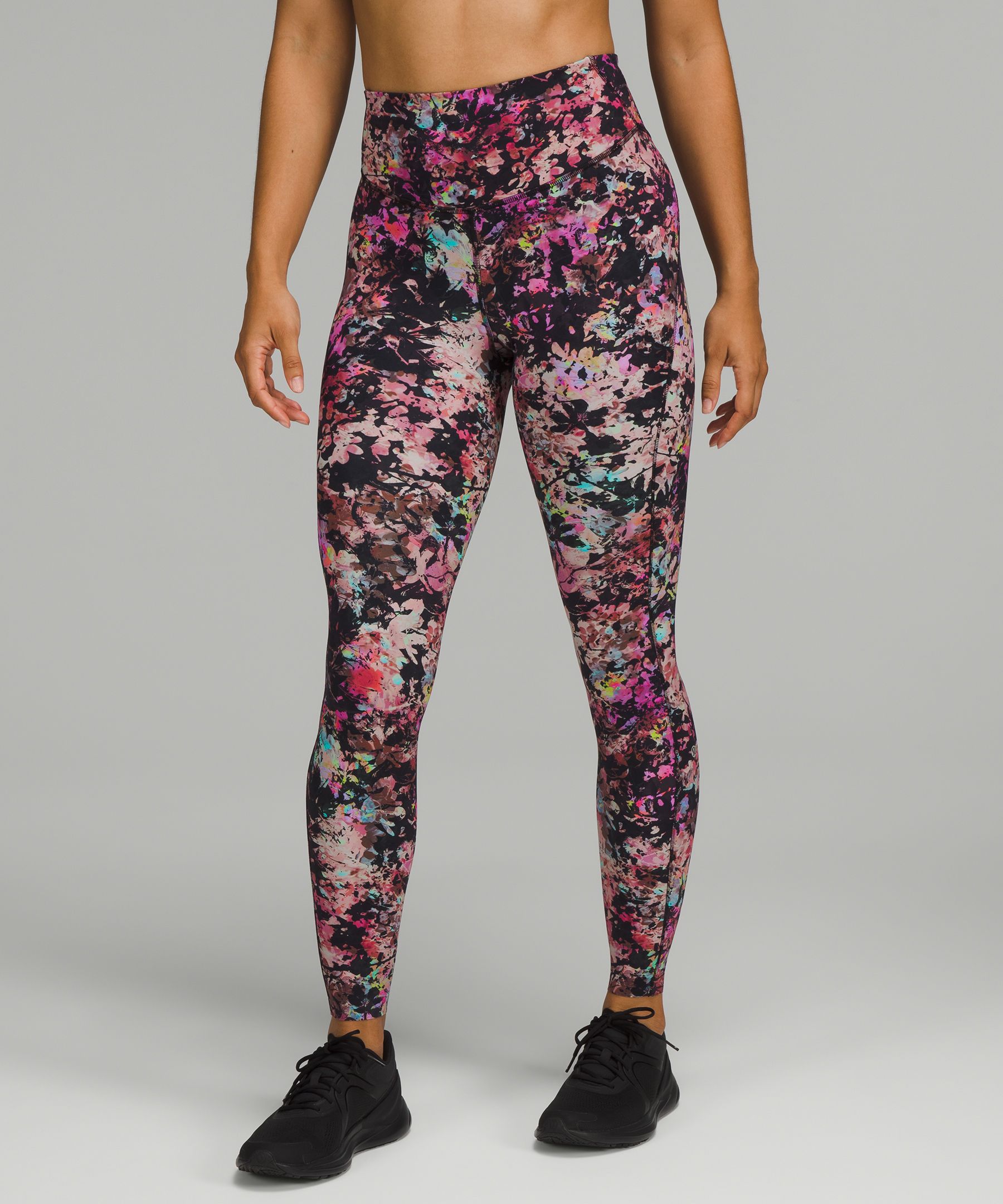 Lululemon Base Pace High-rise Running Tights 31 In Cheetah Camo