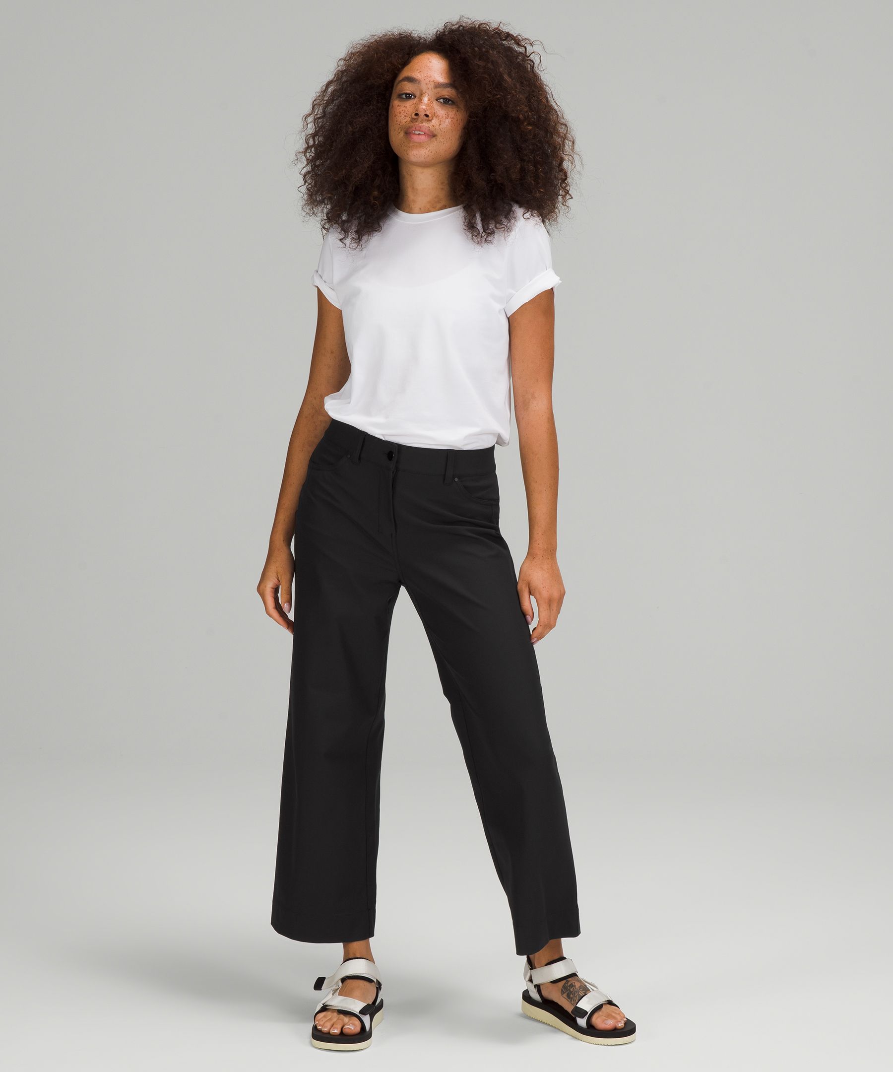 City Sleek 5 Pocket Wide Leg Pant