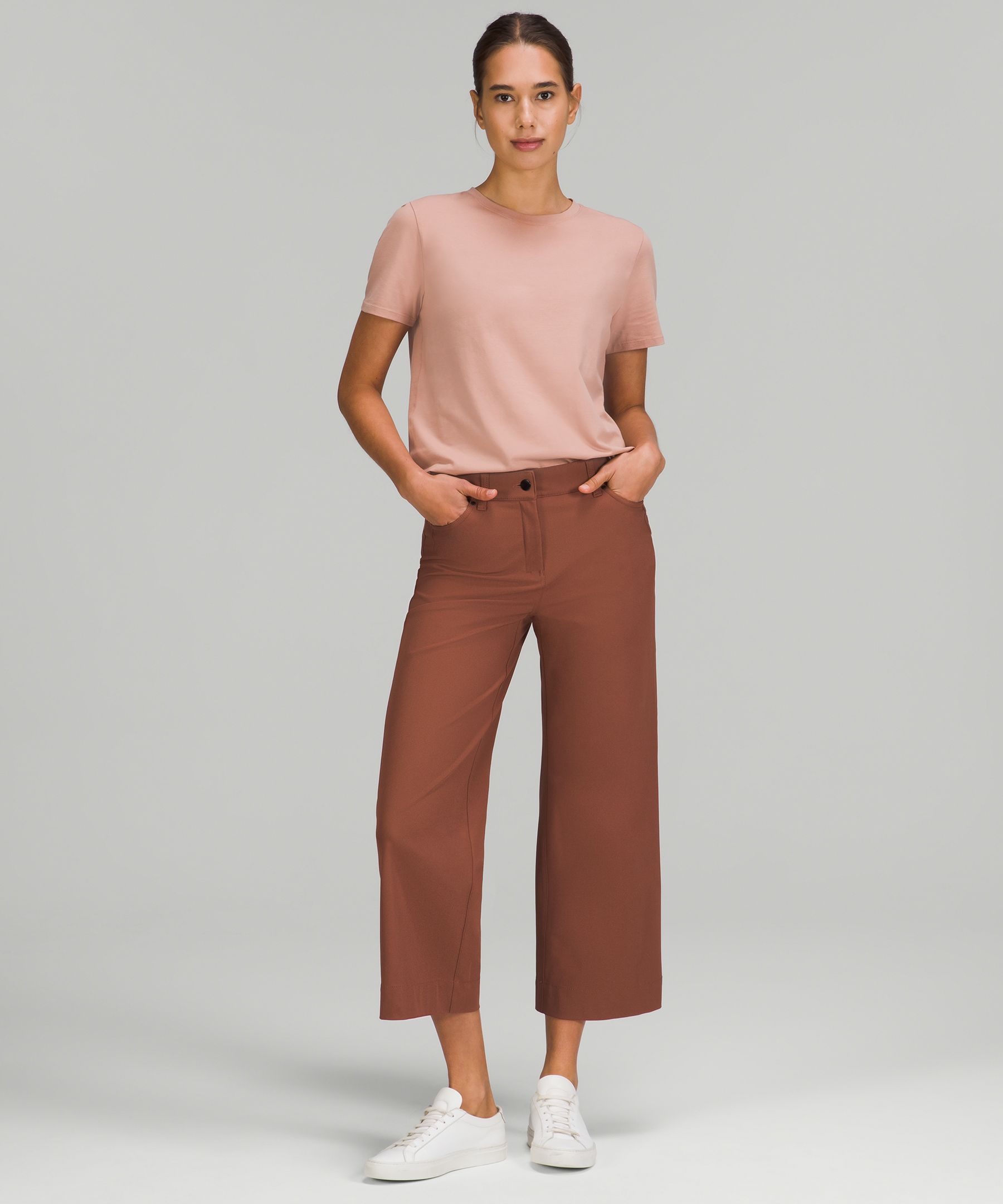 City Sleek 5 Pocket Wide Leg Pant, Women's Trousers