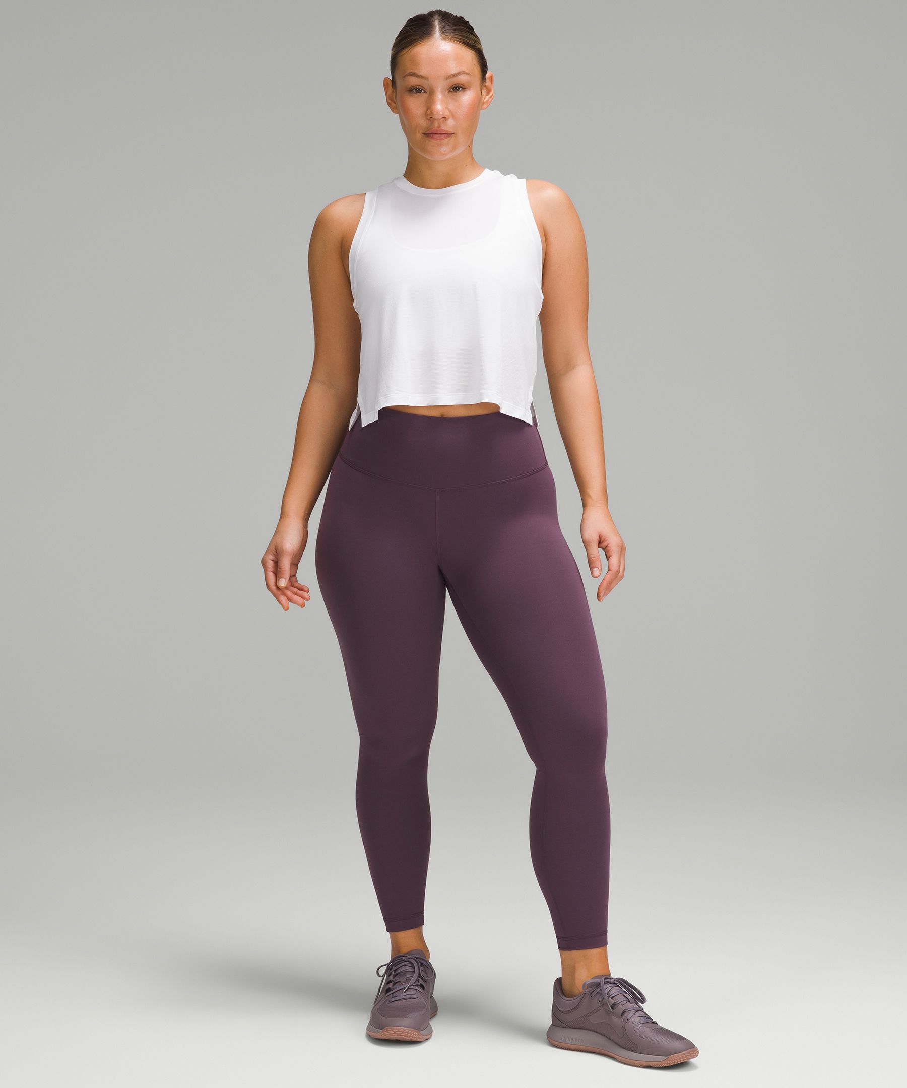 NWT Lululemon Size 12 Power Thru HR Tight 25” *Colour Seam MUGR Gray $128