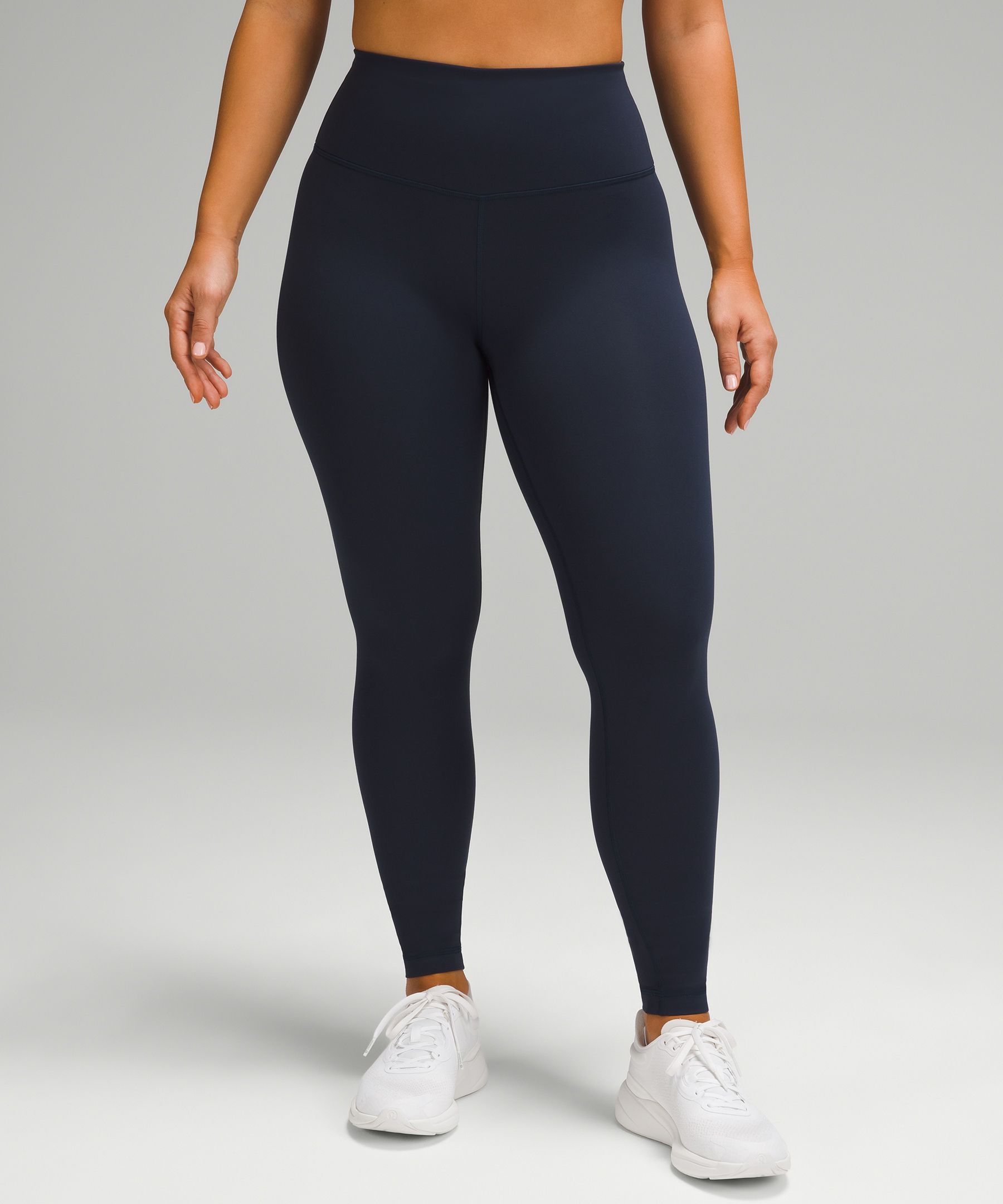 Lululemon Wunder Train Contour Fit High-Rise Crop 23 - Black - lulu  fanatics