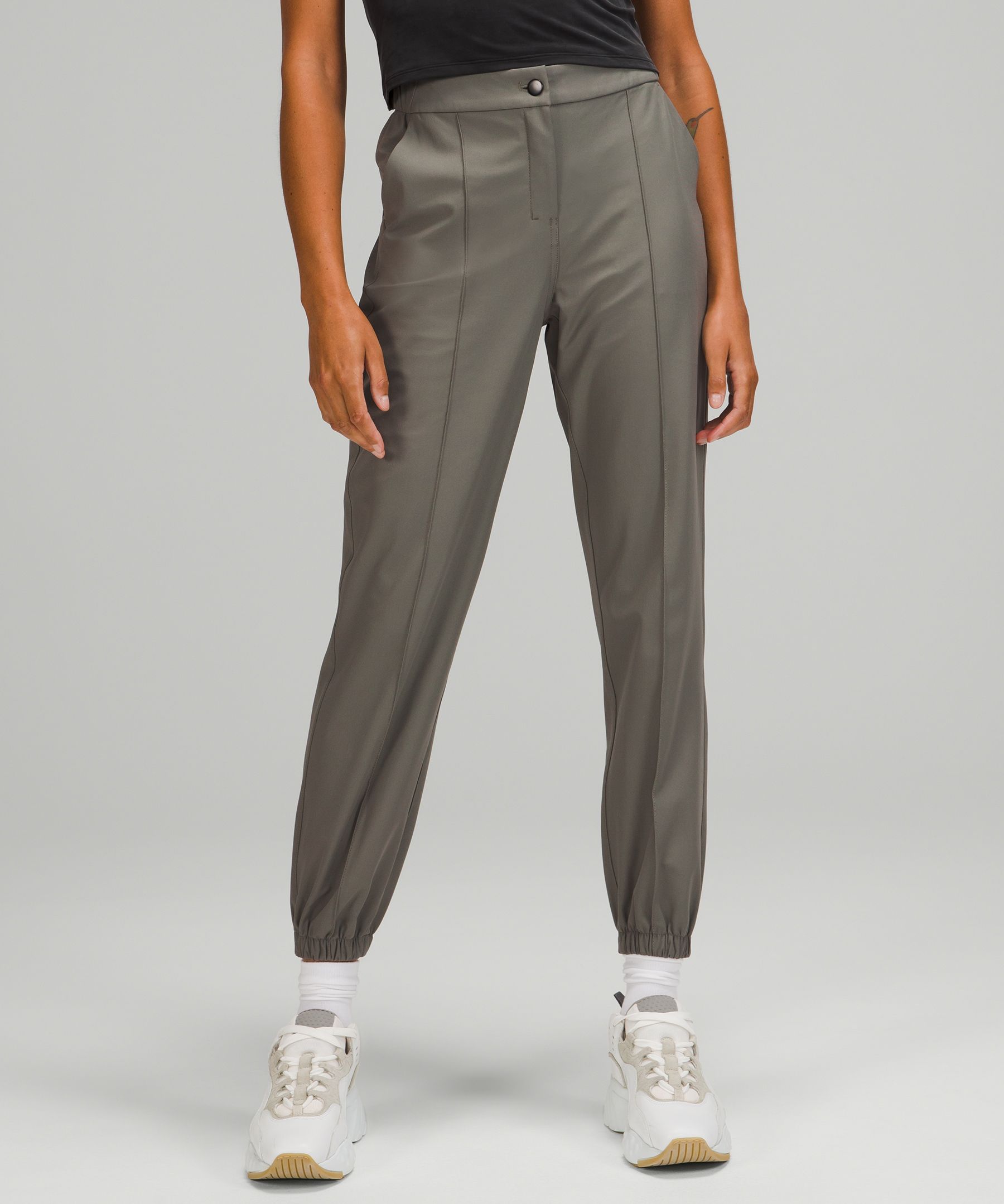 Lululemon Warpstreme High-rise Joggers 7/8 Length In Grey Sage