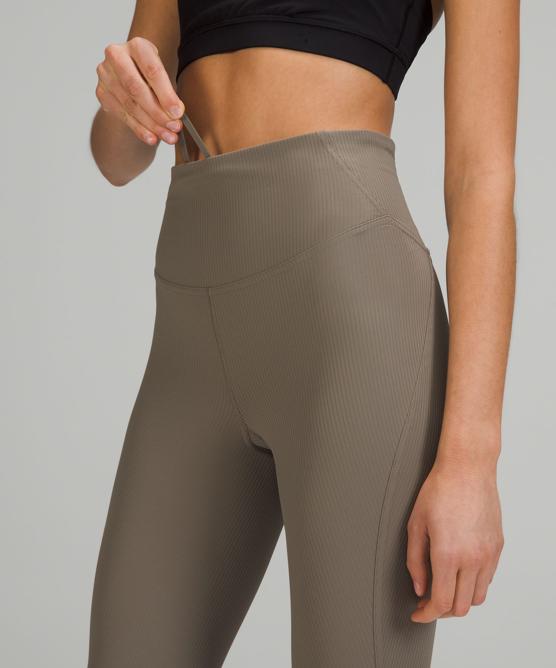 Base Pace High-Rise Tight 25 *Two-Tone Ribbed, 55% OFF
