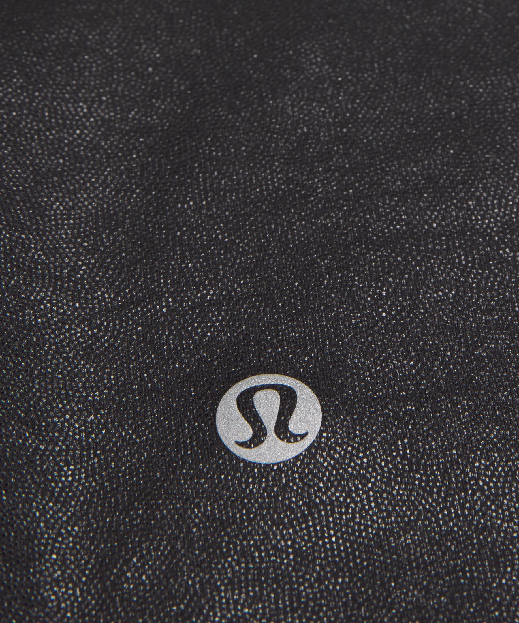 NWT Lululemon Wunder Train HR Tight Foil Size 6 Radiate Foil Print Black  25”