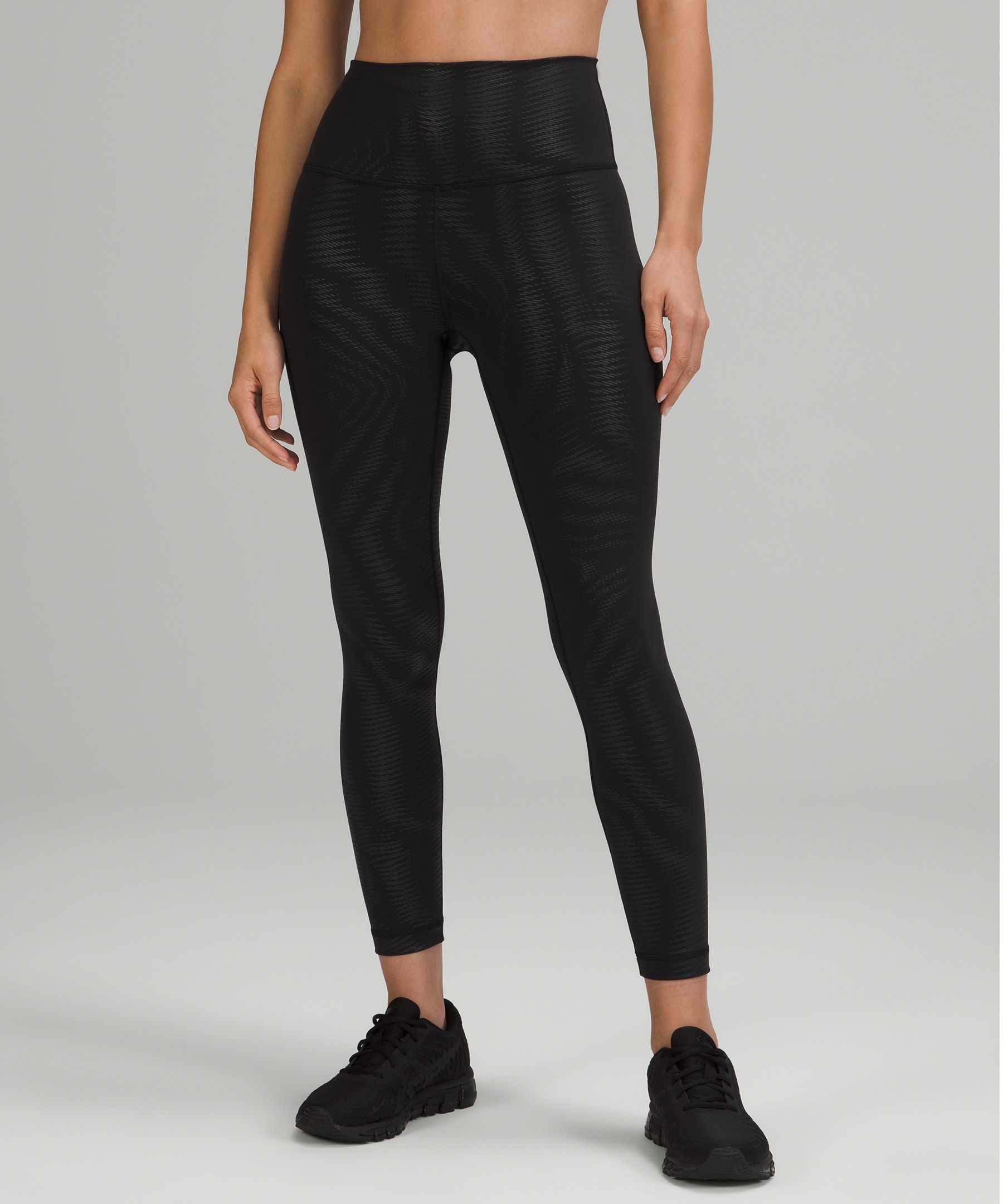 Lululemon Athletica Stripes Black Leggings Size 4 - 56% off