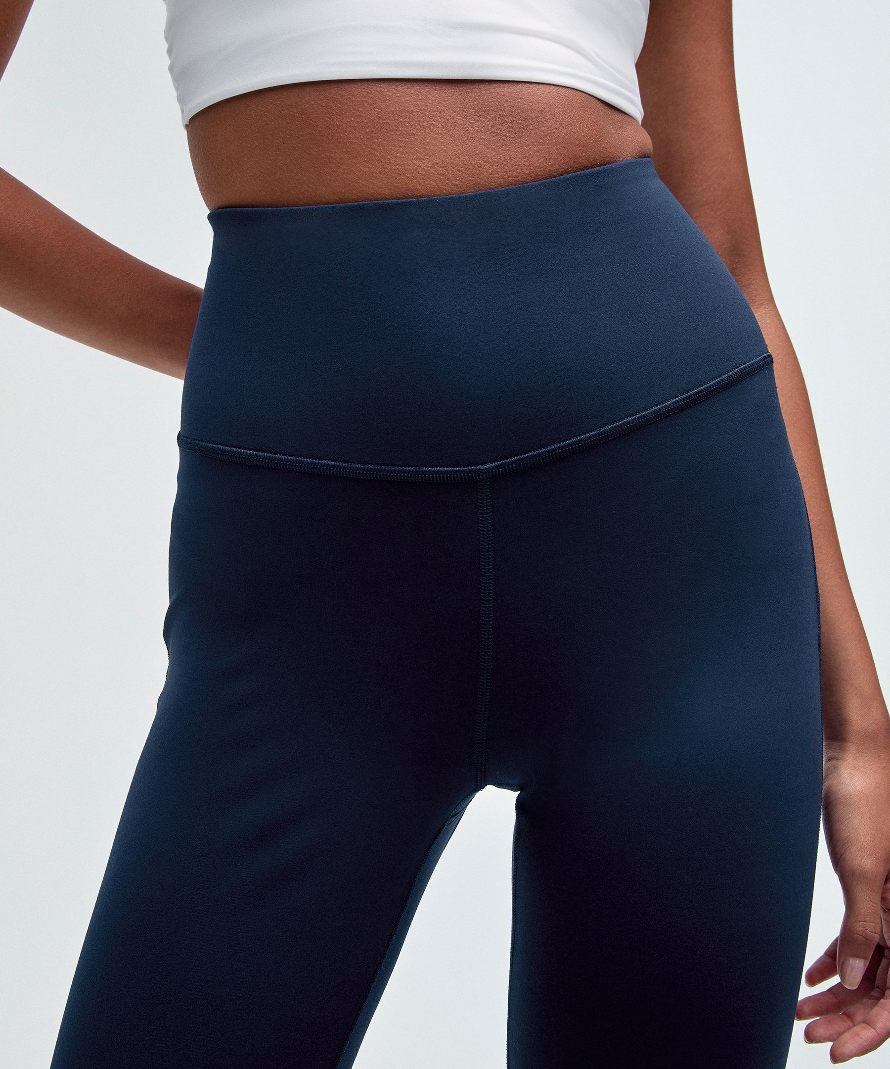 Shop Lululemon Groove Super-high-rise Flared Pants Nulu Regular