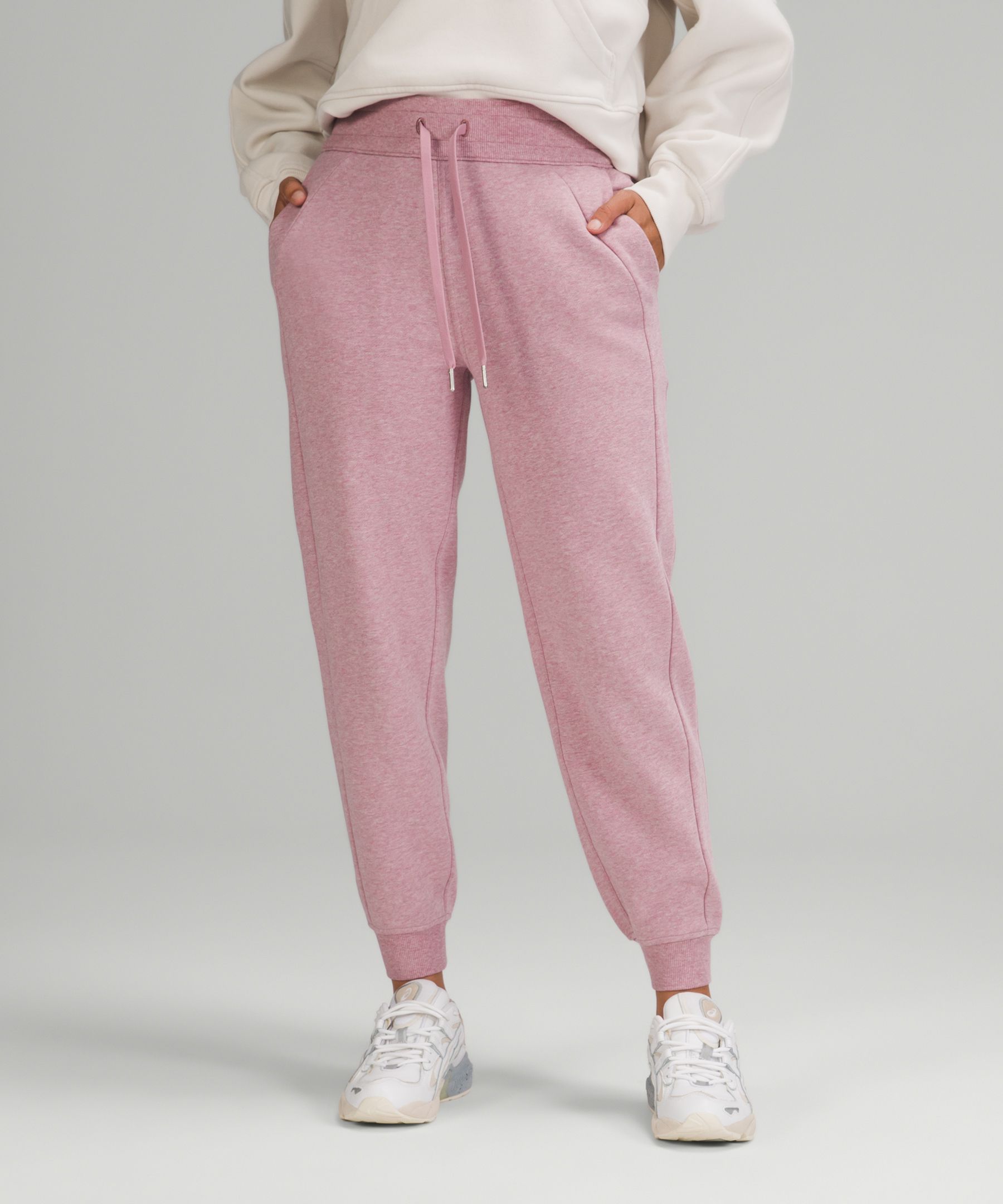 Lululemon Scuba High-rise Joggers 7/8 Length In Heathered Pink