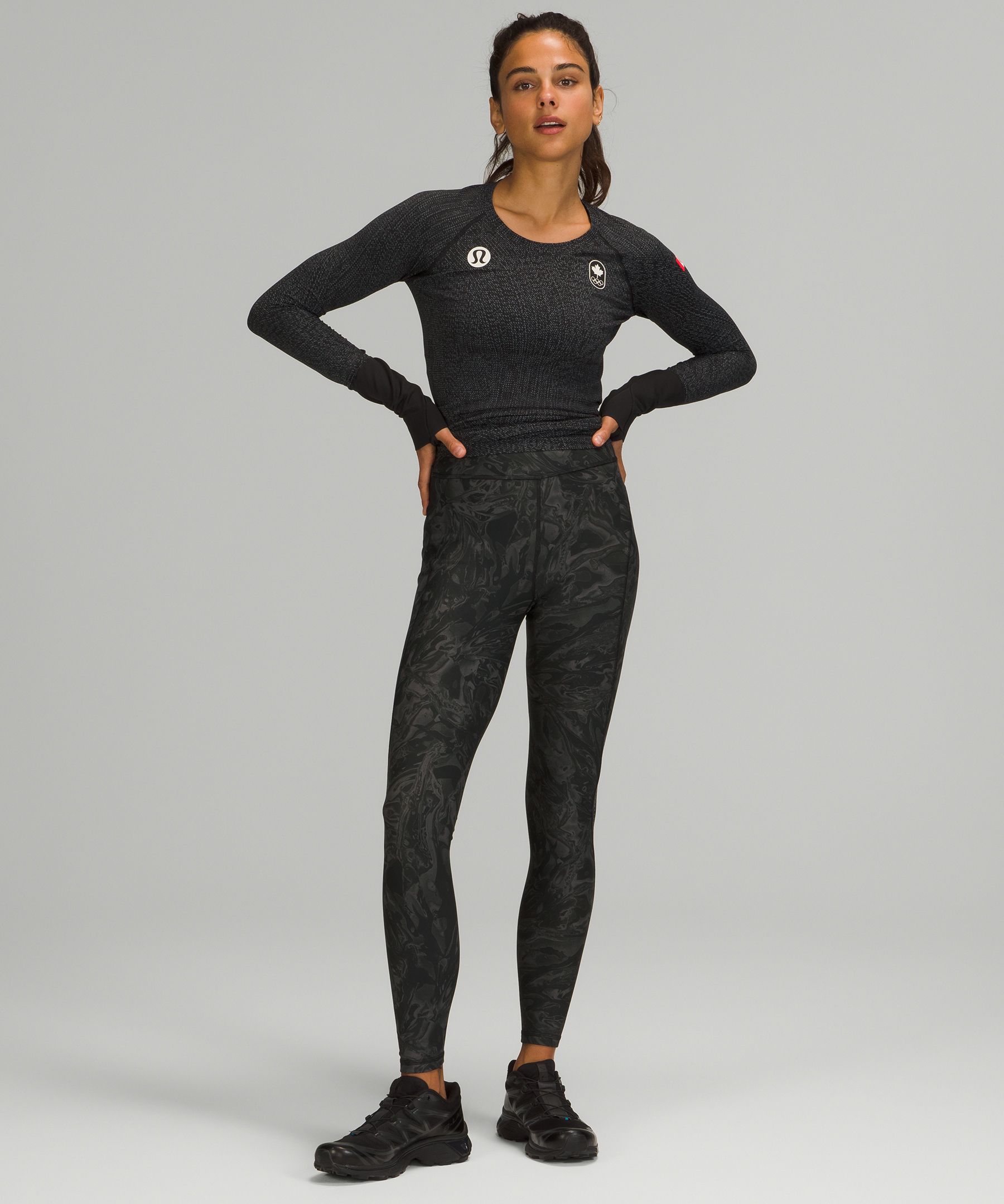 Lululemon Team Canada Chase The Chill Super-High-Rise Tight 28" *COC Logo. 2