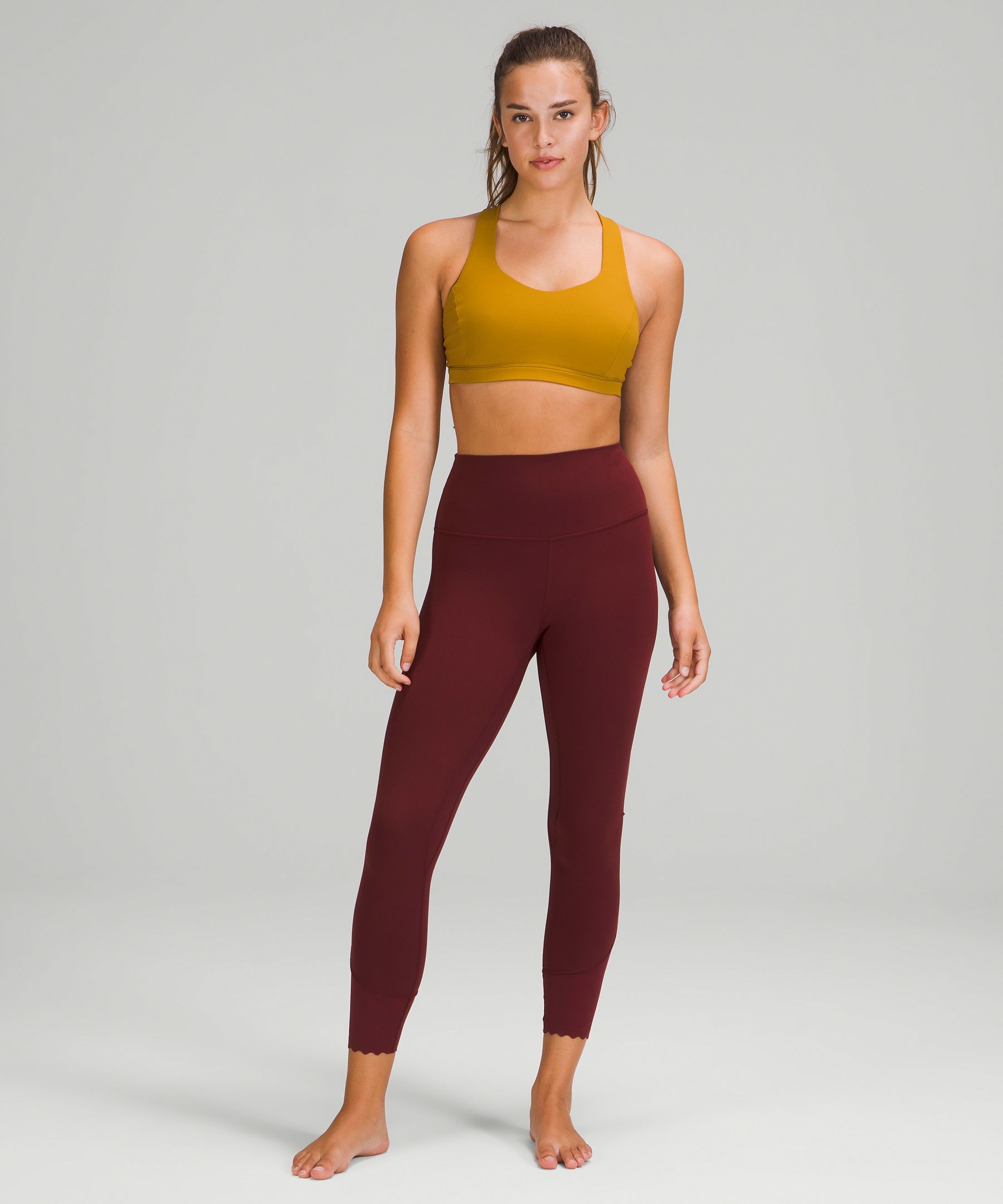 Scalloped store leggings lululemon