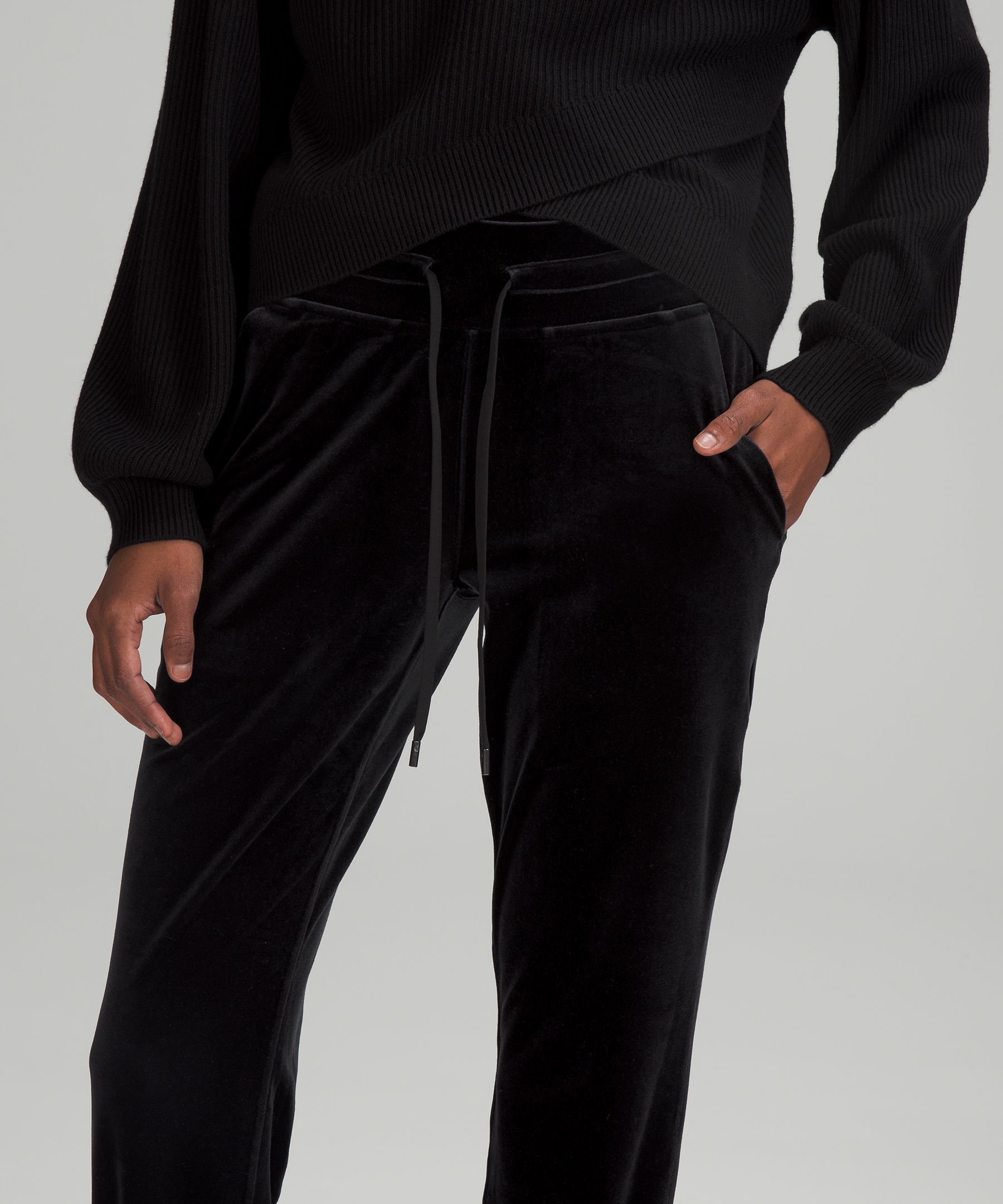 Ready to Crush High-Rise Velour Jogger *Full Length