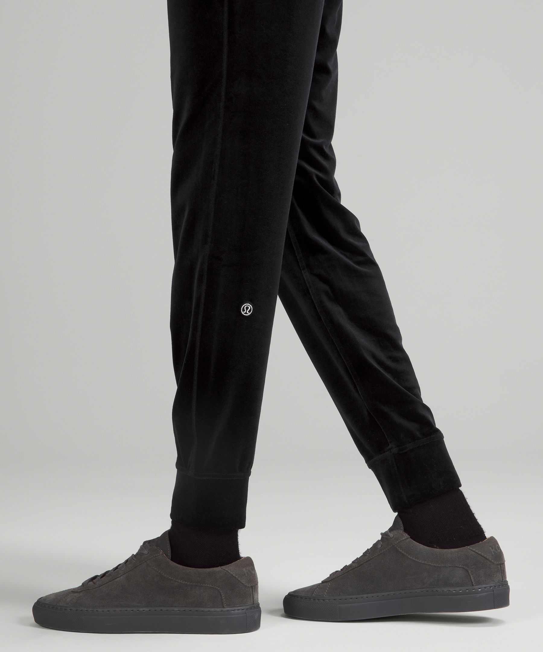 Black Louie Velour Joggers