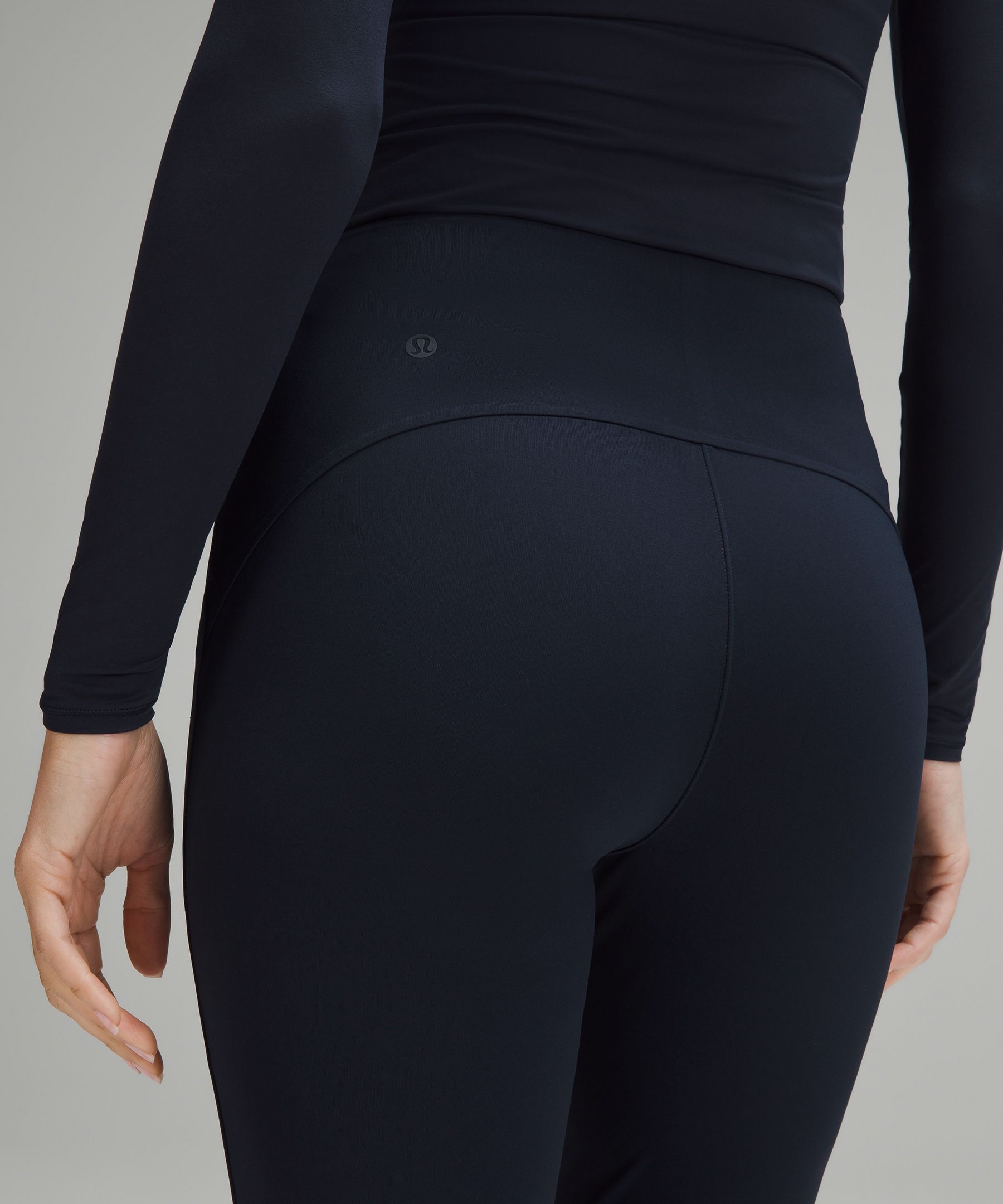 Lululemon Pull-On Zip-Front High-Rise Pant *Full Length - Black