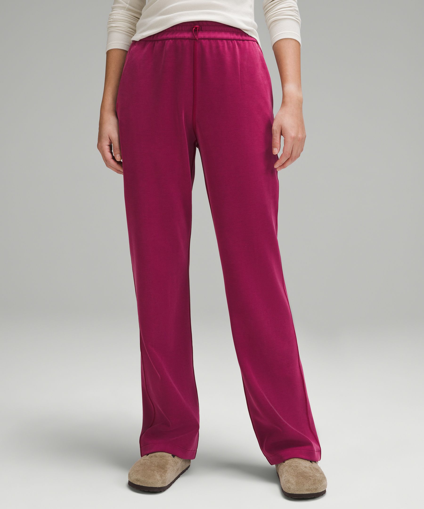 This Is That Feeling Modal Poly Lounge Pants with Pockets - SET A