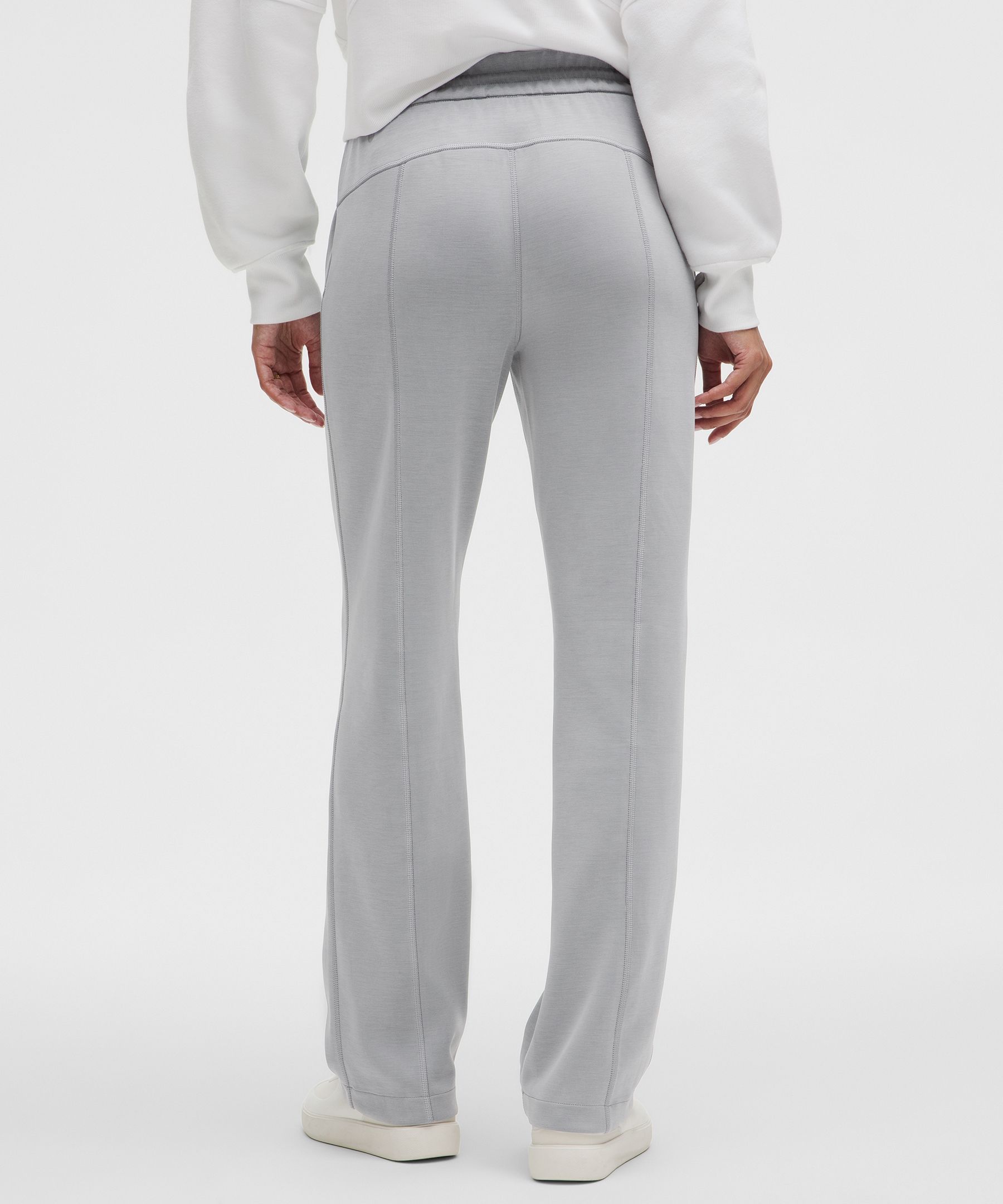 Lululemon Softstreme Relaxed High-Rise Pant White Opal, Women's Fashion,  Activewear on Carousell