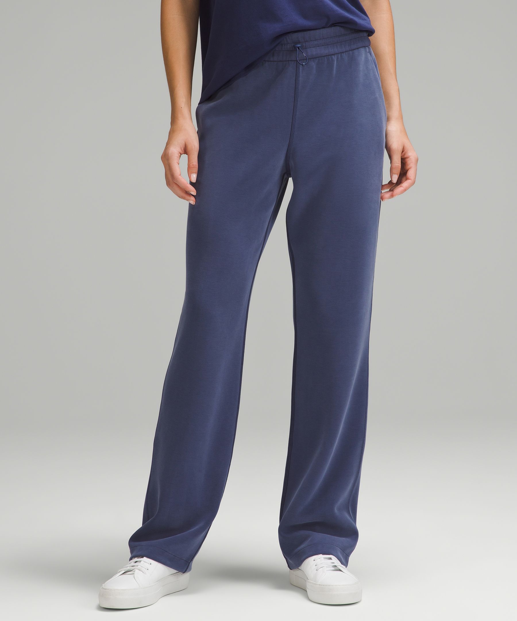 This Is That Feeling Modal Poly Lounge Pants with Pockets - SET A