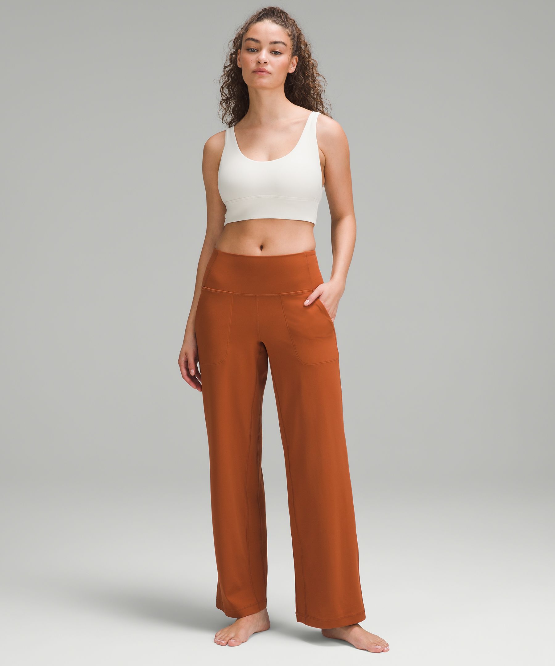 Lululemon Align High Rise Wide Leg Pant Short Size 10 - $50 (60% Off  Retail) - From nat