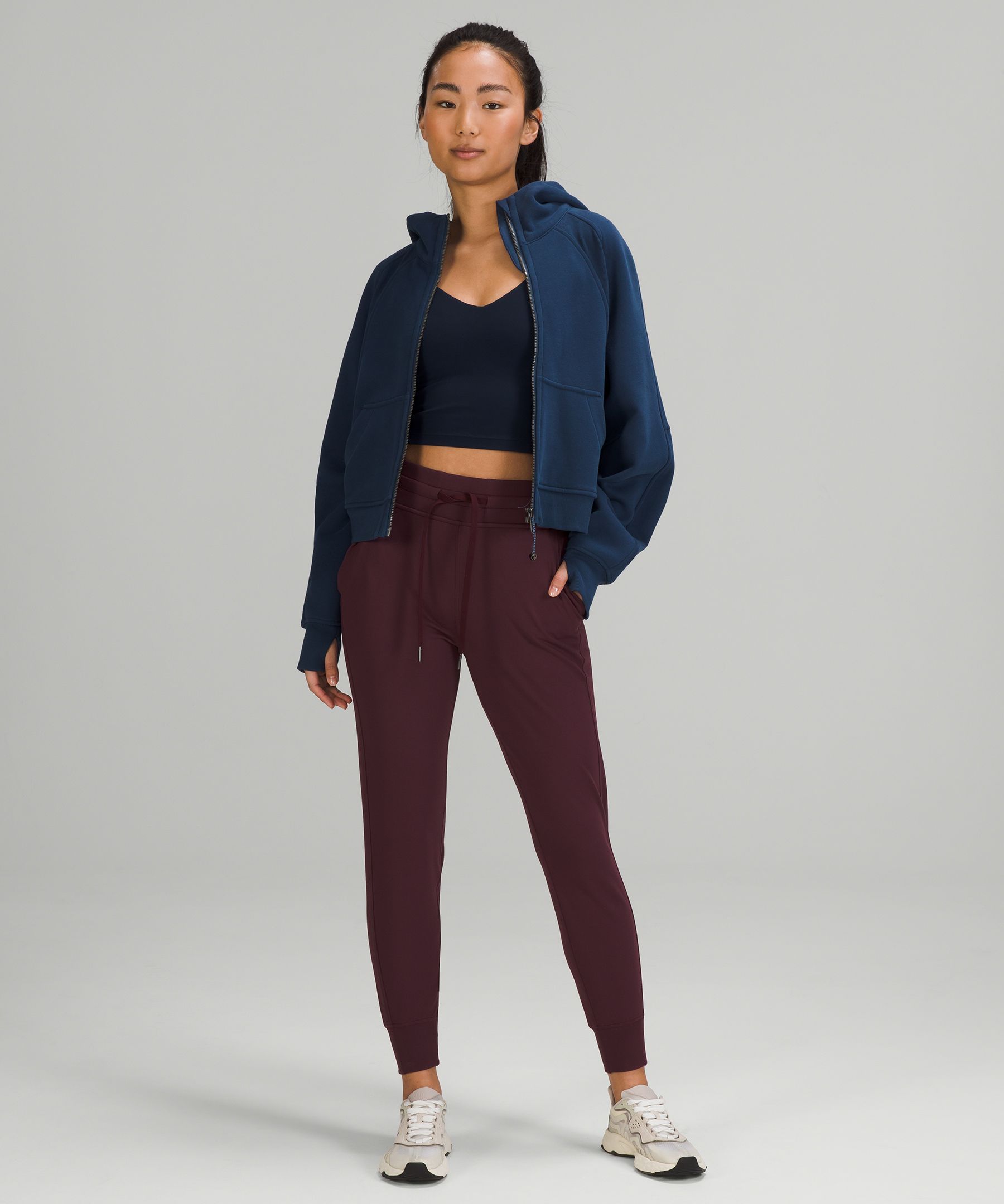 Lululemon Ready To Rulu Joggers Crop In Dusky Lavender