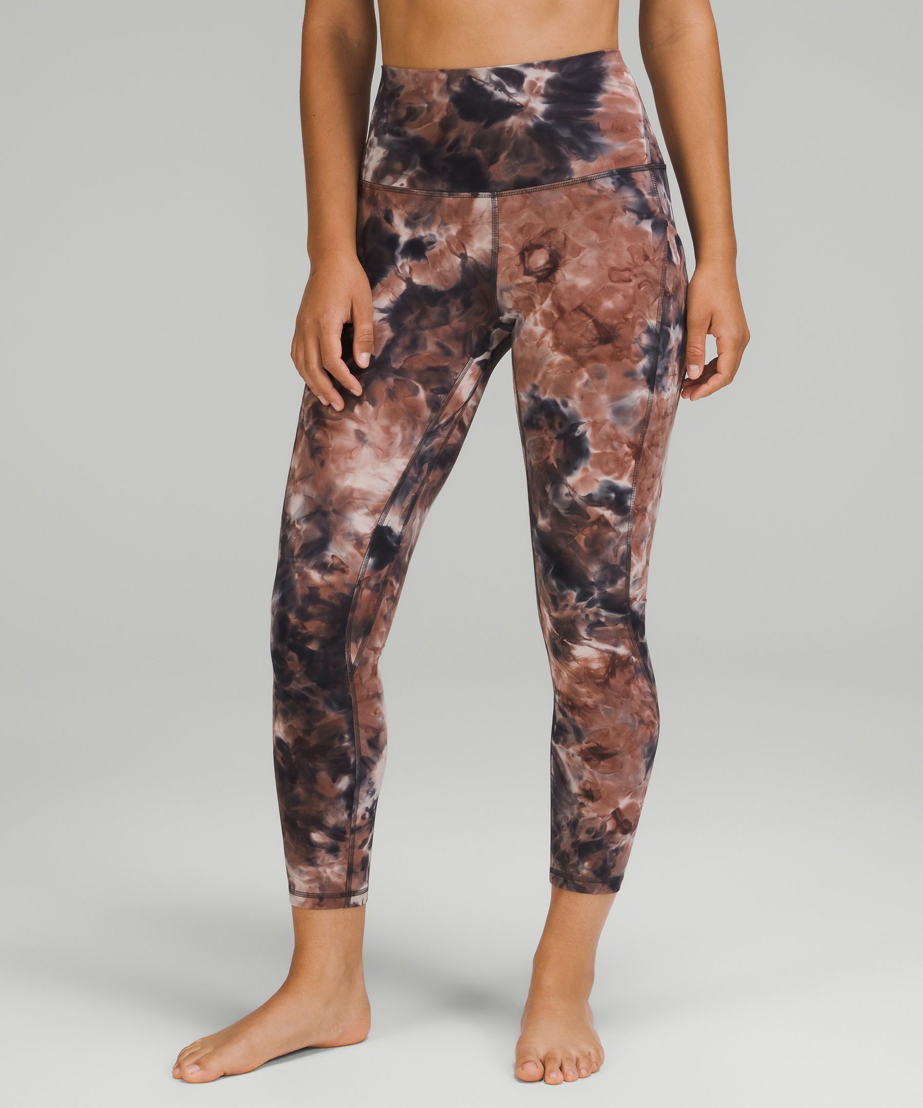 ルルレモン Align ハイライズパンツ フルレングス サイズ2 迷彩 カモフラ lululemon】レギンス☆Align 28〇ハイライズ〇フル丈〇迷彩柄