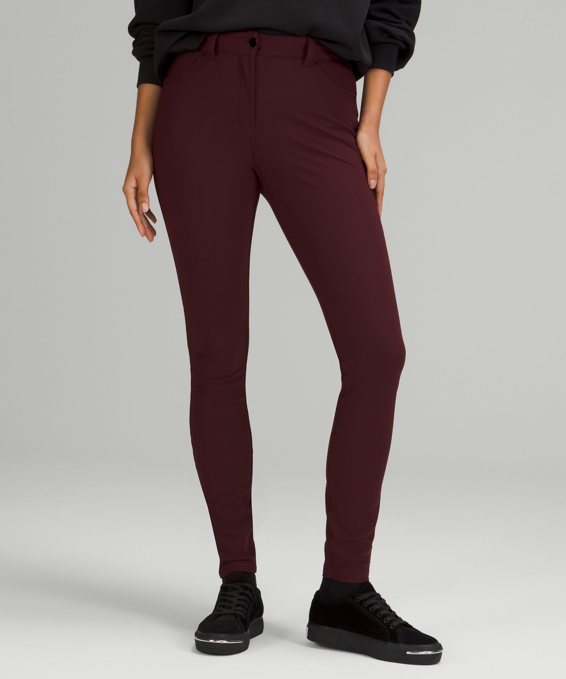 City Sleek Slim-Fit 5 Pocket High-Rise Pant *Full Length