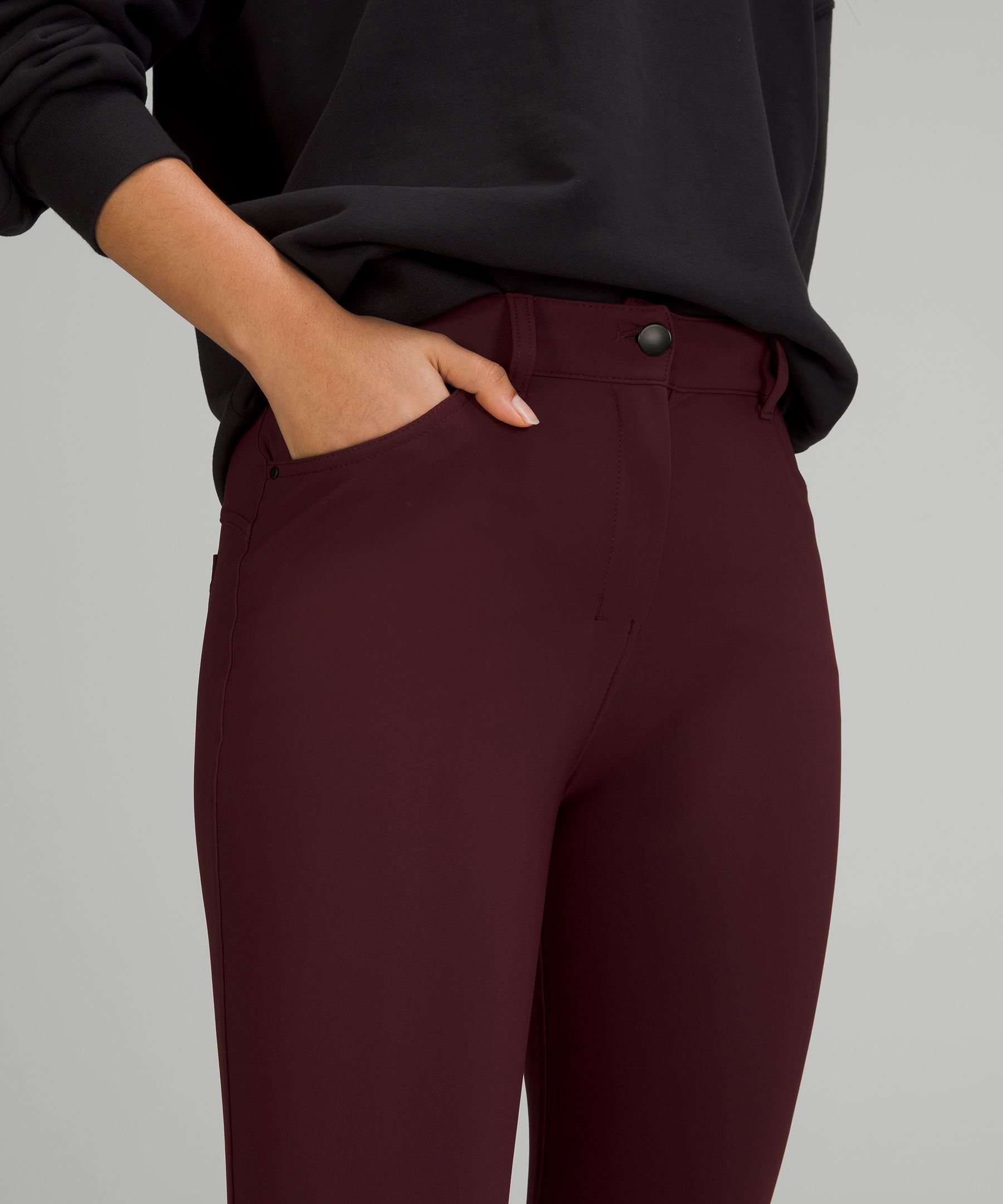 City Sleek Slim-Fit 5 Pocket High-Rise Pant