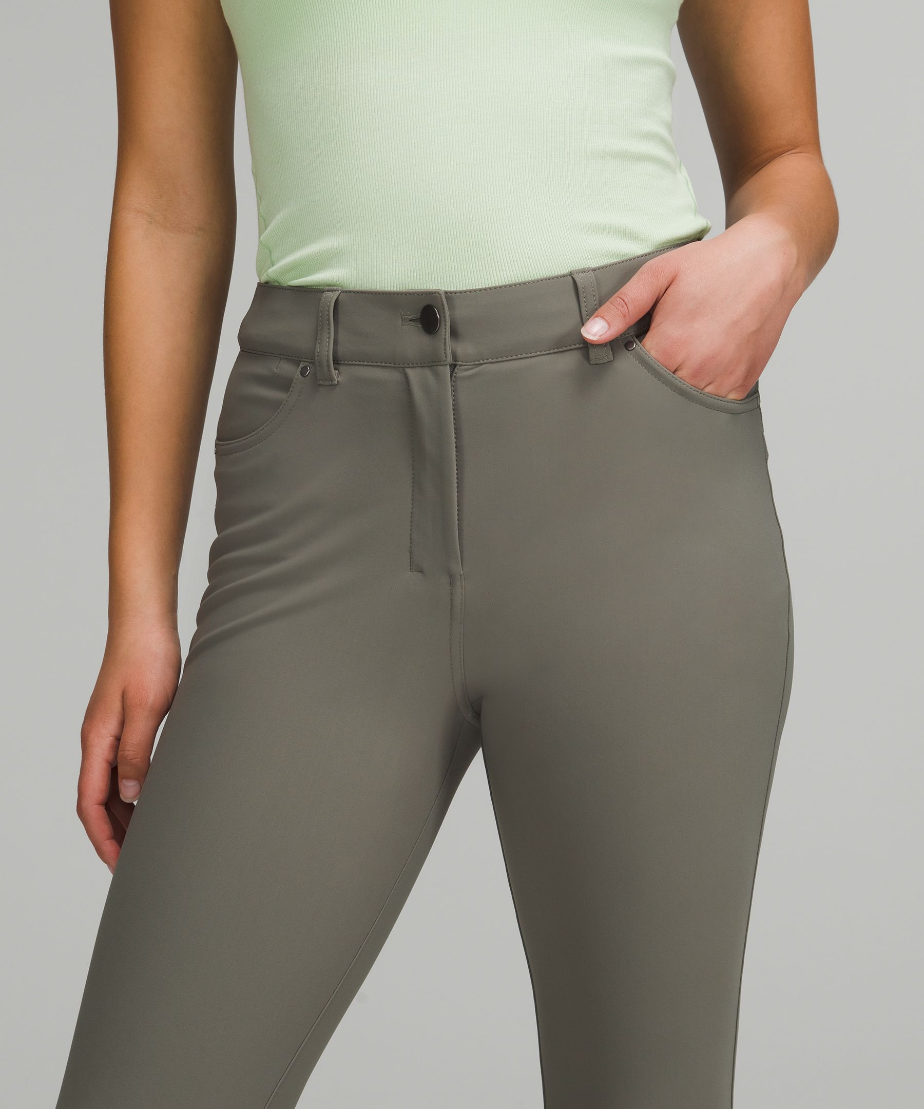 City Sleek Slim-Fit 5 Pocket High-Rise Pant