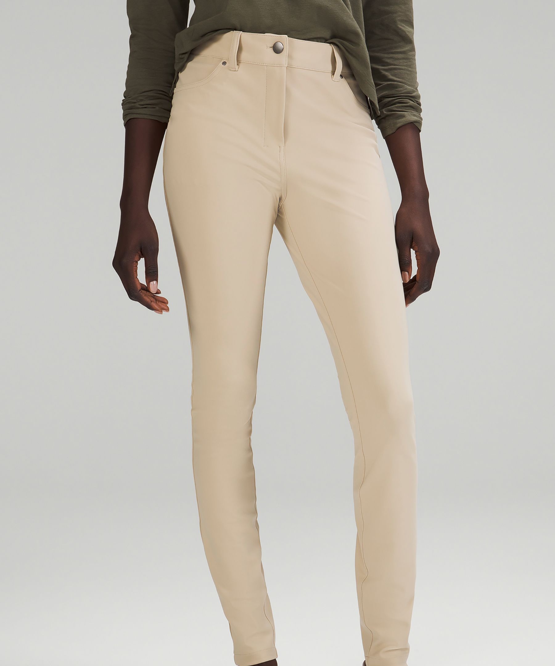 City Sleek Slim-Fit 5 Pocket High-Rise Pant