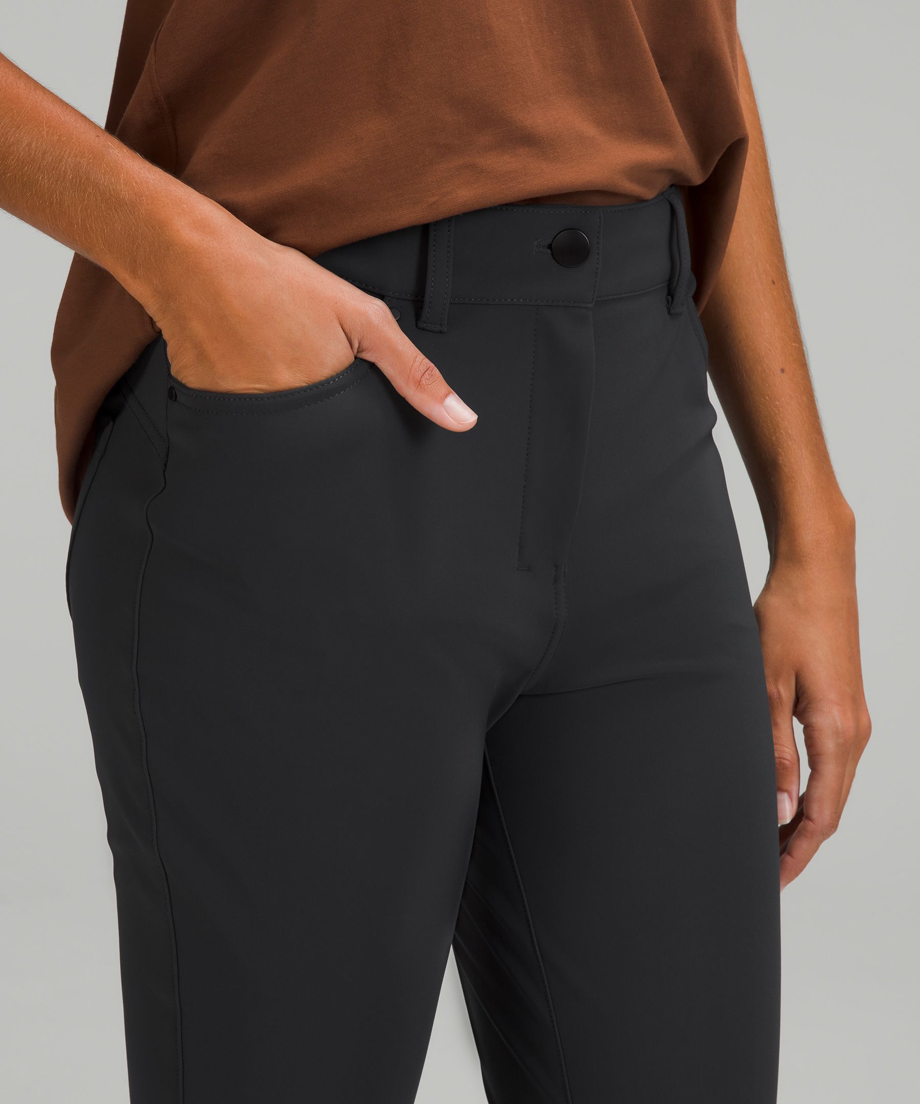 City Sleek Slim-Fit 5 Pocket High-Rise Pant