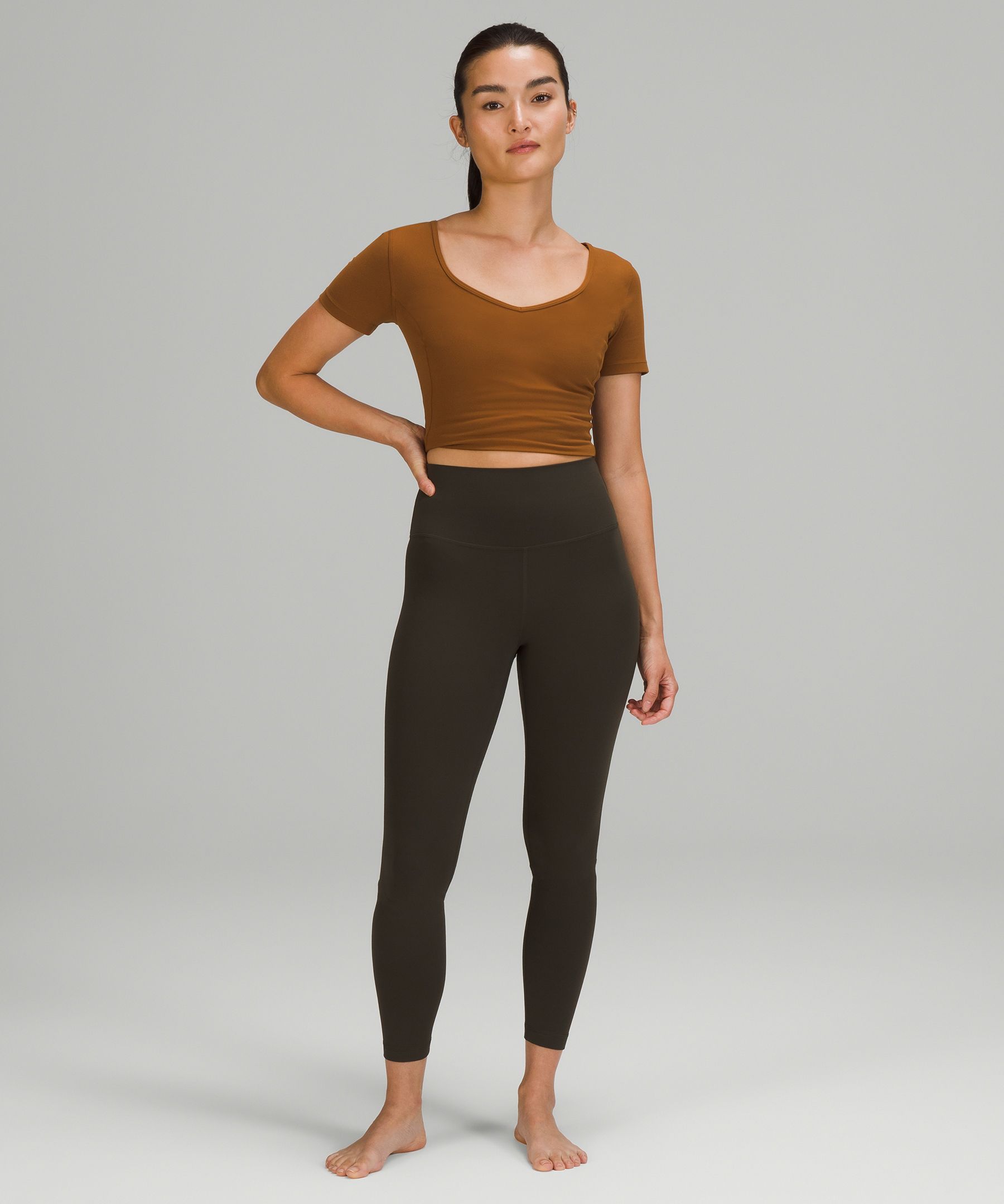 lululemon Align™ High-Rise Pant 24 *Shine Asia Fit, Diamond Dye Misty  Shell Cacao Diffuse Dot Foil