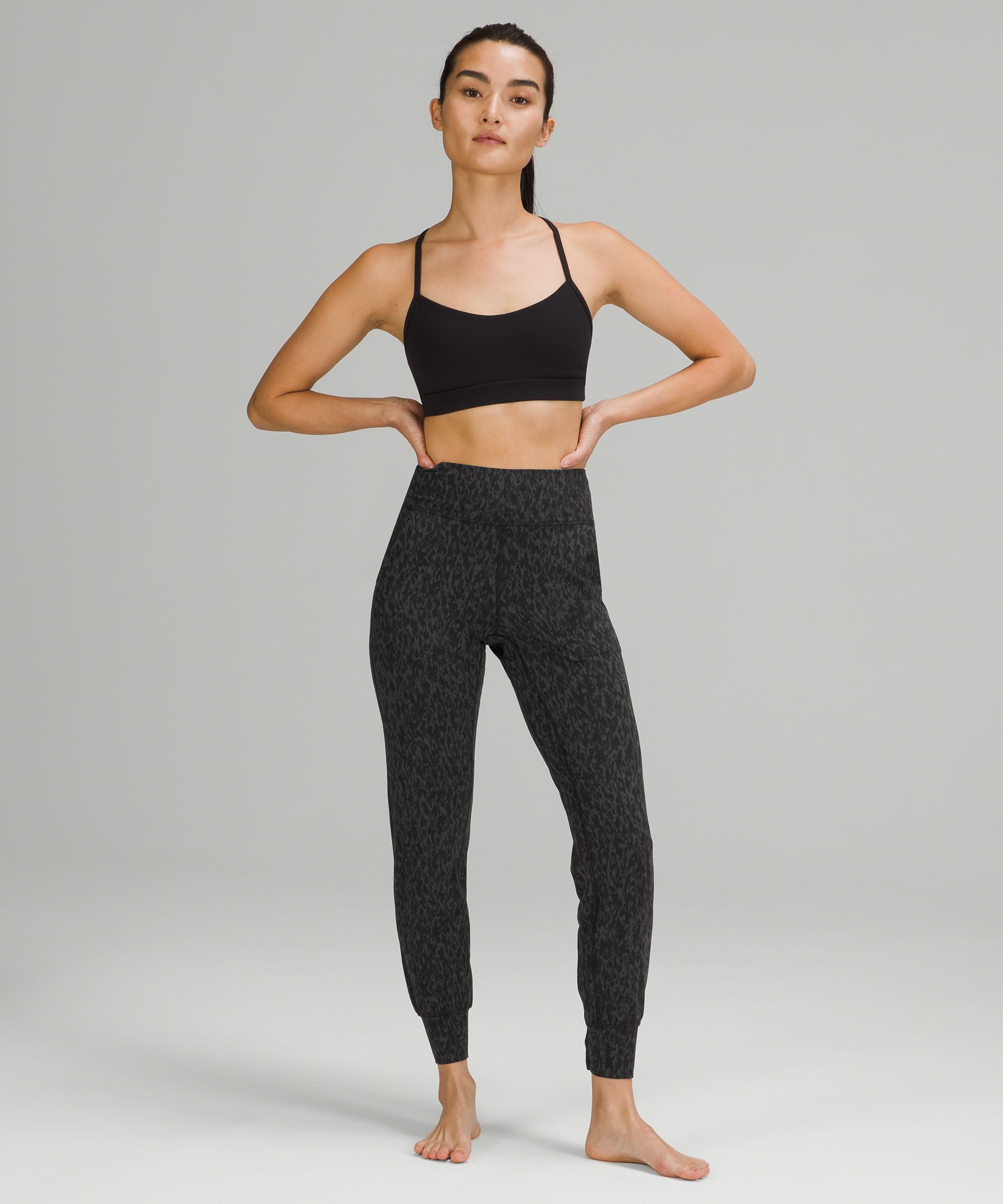 LULULEMON ALIGN JOGGER 28 FORMATION CAMO DEEP COAL MULTI SIZE 8