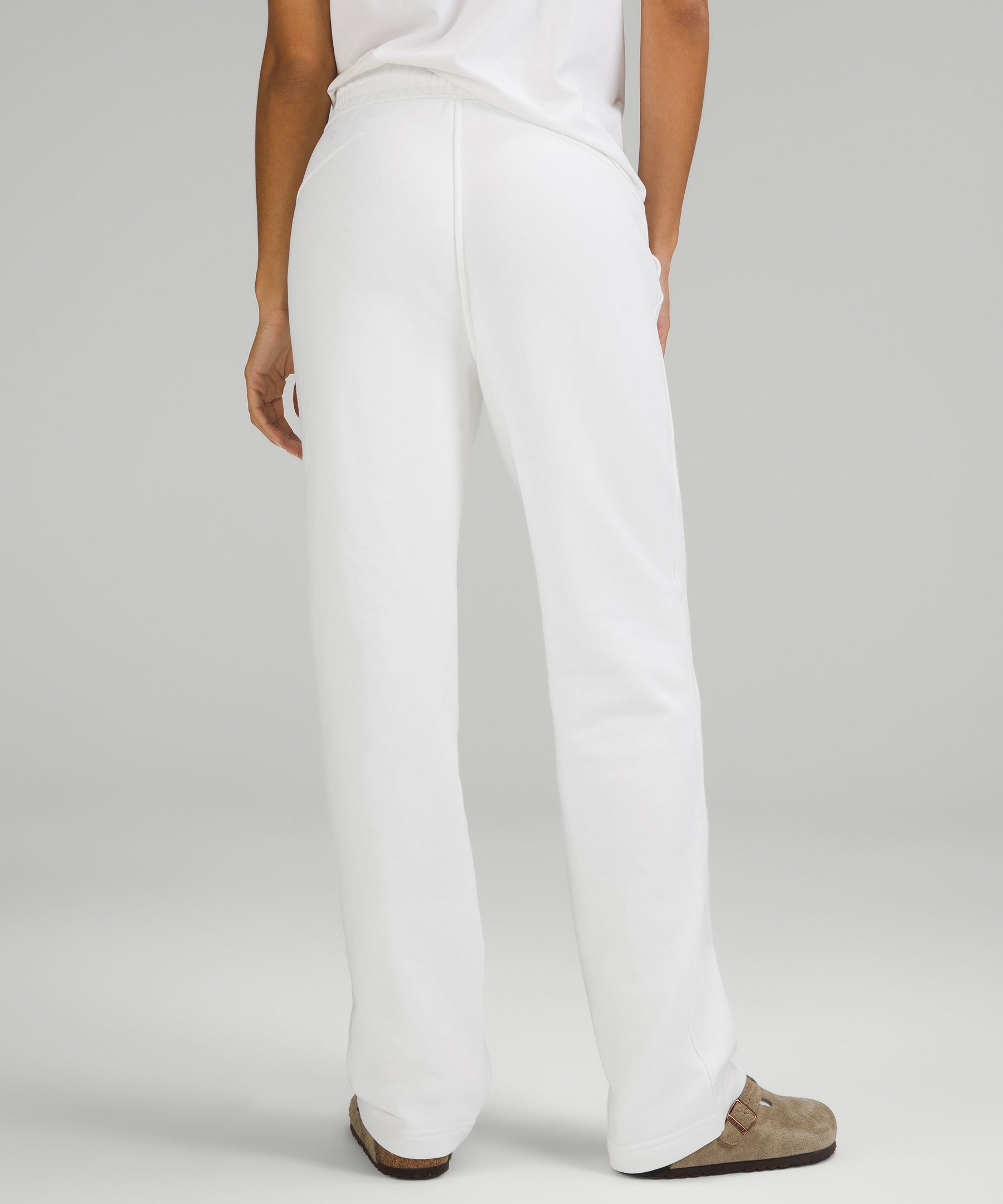 NWT Lululemon Loungeful straight leg pant full length size 2 white