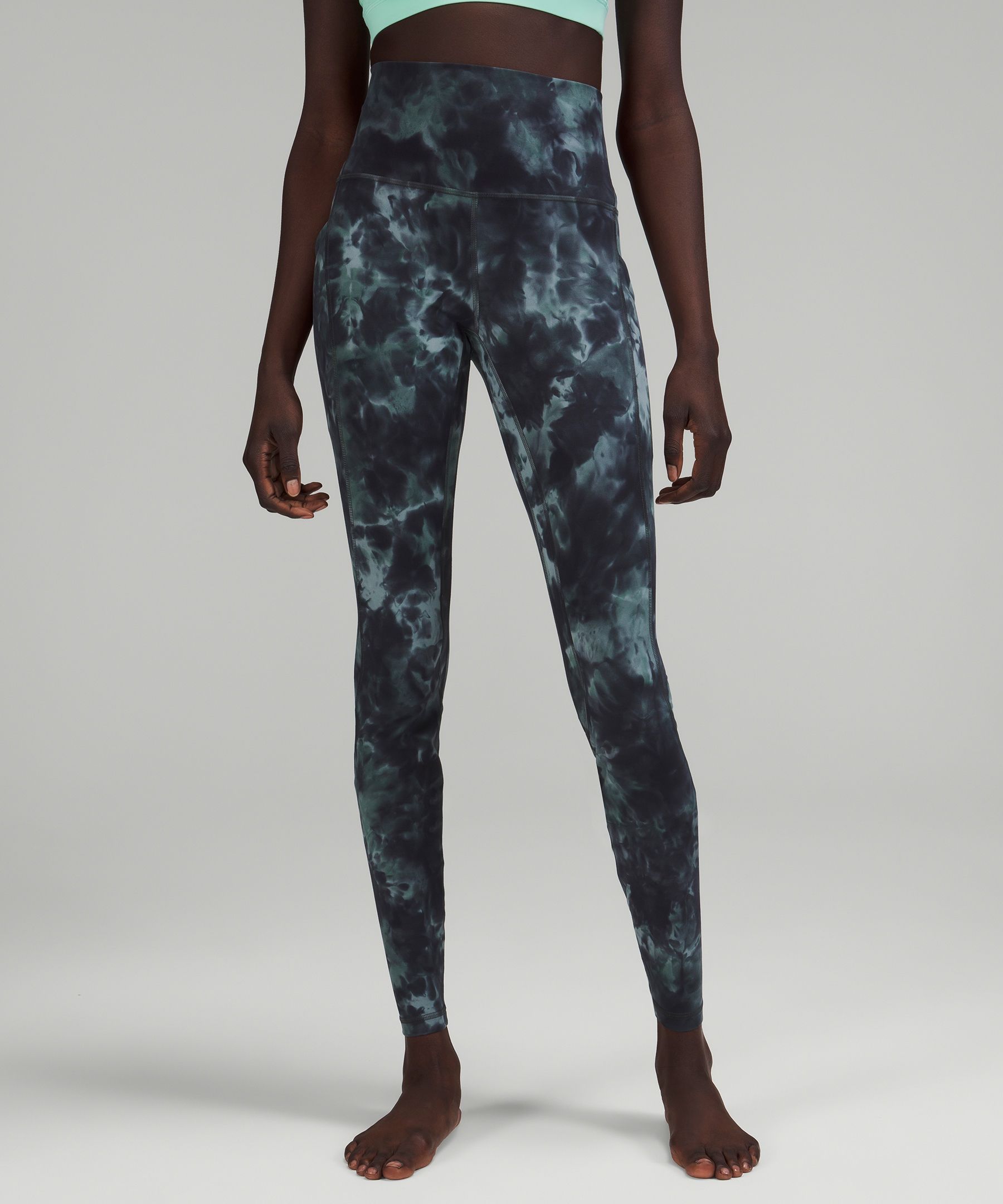 lululemon athletica, Pants & Jumpsuits, Lululemon Align Blueteal Color  Comparisons