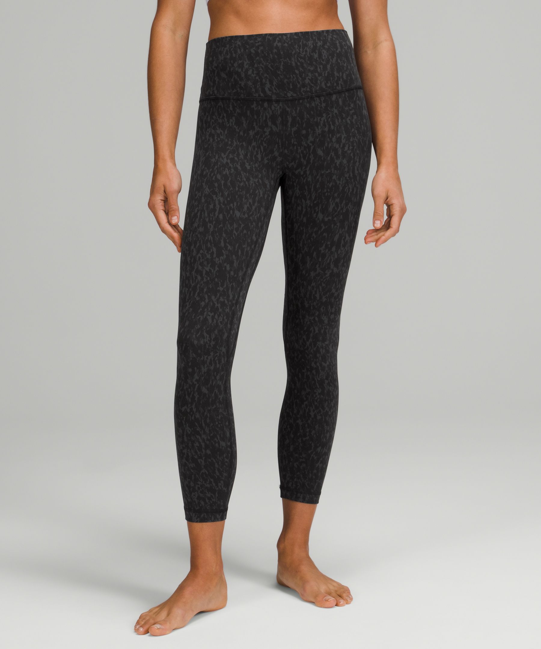 Lululemon Align™ High-rise Leggings 25" In Leopard Camo Deep Coal