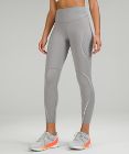 Base Pace High-Rise Reflective Tight 25"